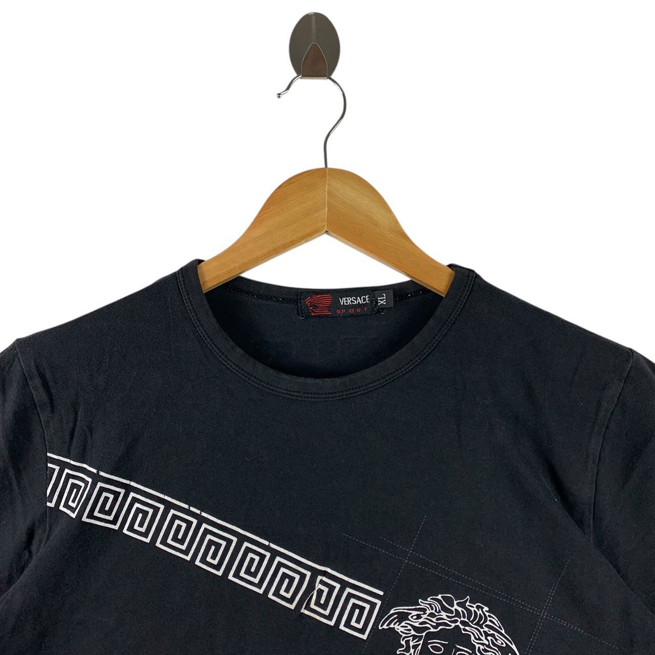 Vintage VERSACE SPORT big logo design tee