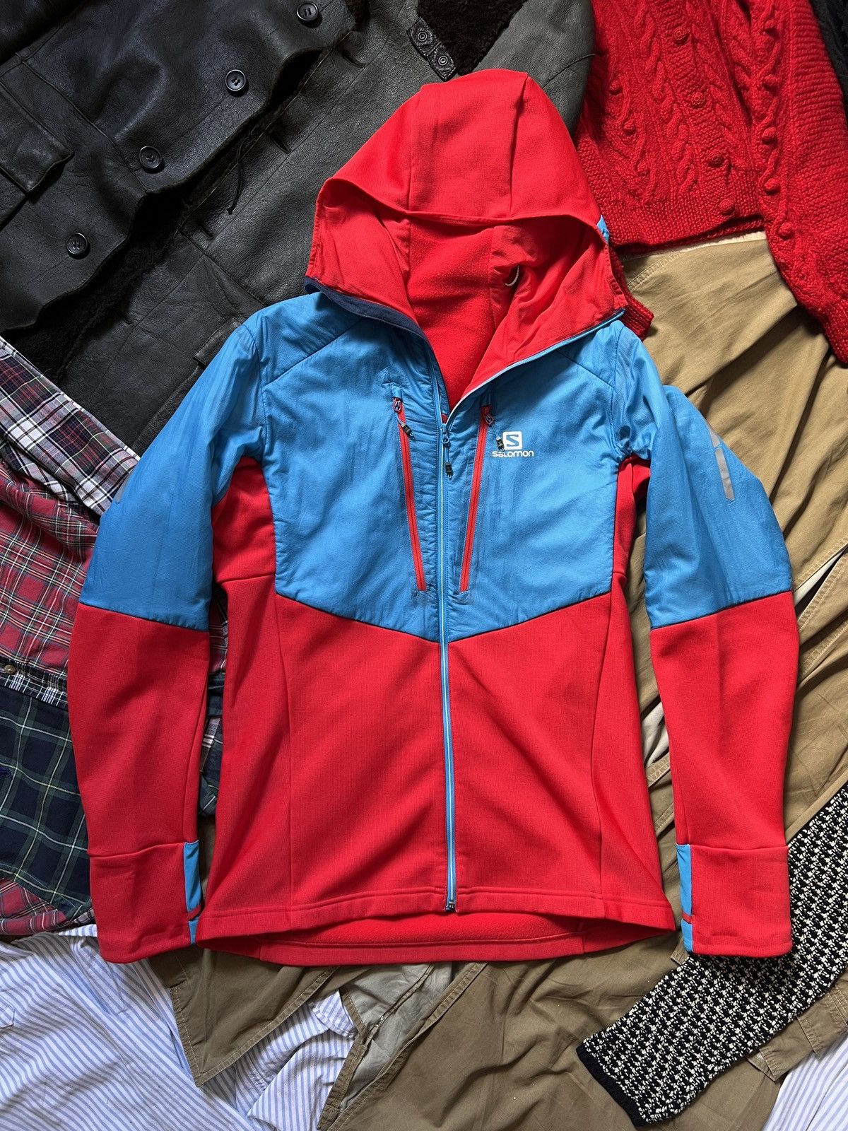 Salomon Salomon Drifter Air Mid Polartec Pertex Quantum Jacket Size US M / EU 48-50 / 2 - 10 Thumbnail