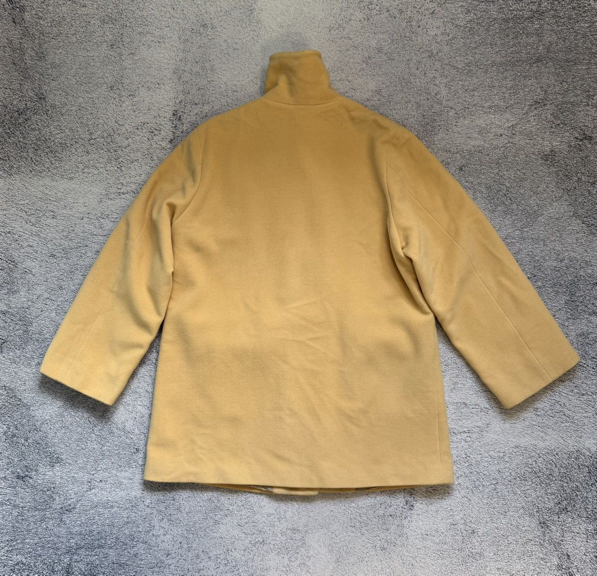 Jil Sander Jil Sander Wool Angora Yellow Coat Made in Italy Size 36 /S Size S / US 4 / IT 40 - 14 Thumbnail