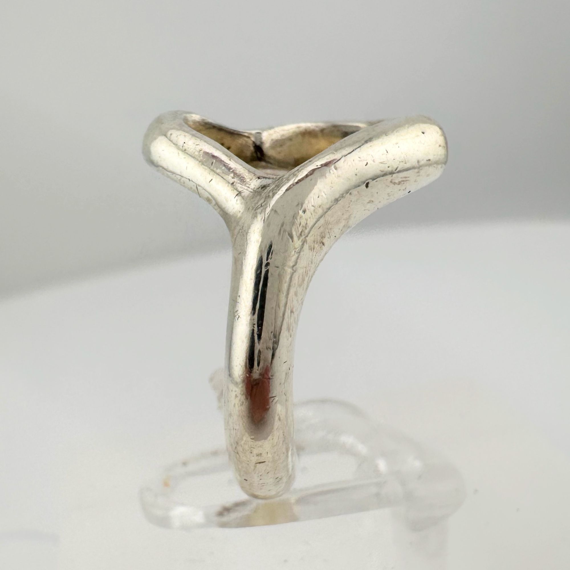 Tiffany & Co. Tiffany & Co Open Heart Ring - Sterling Silver - Size 5.5 Size ONE SIZE - 4 Thumbnail