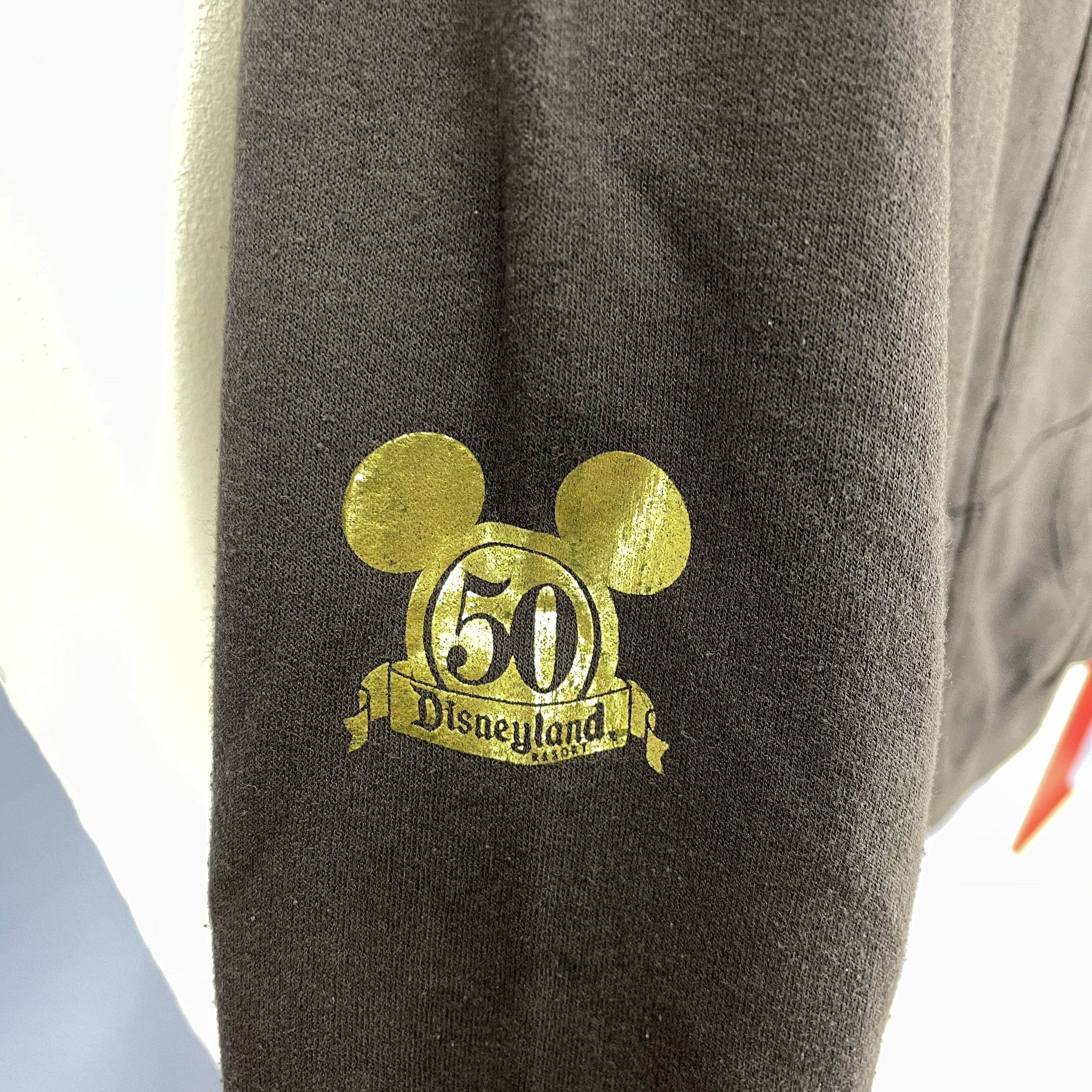 Disney Vintage 50th DISNEYLAND RESORT Zipper Hoodie #1252/AR Size US L / EU 52-54 / 3 - 7 Thumbnail