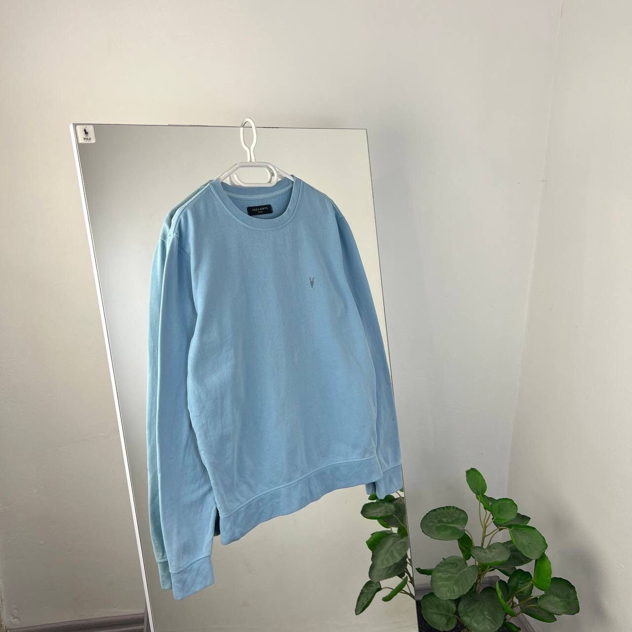 Allsaints Allsaints Sweatshirt Luxury Y2k Mini Logo Size US S / EU 44-46 / 1 - 1 Thumbnail