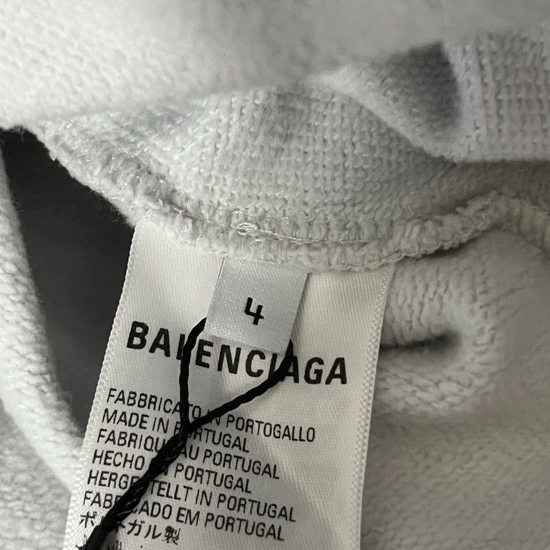 Balenciaga Balenciaga Metallica Oversized Distressed Hoodie Size US L / EU 52-54 / 3 - 4 Thumbnail