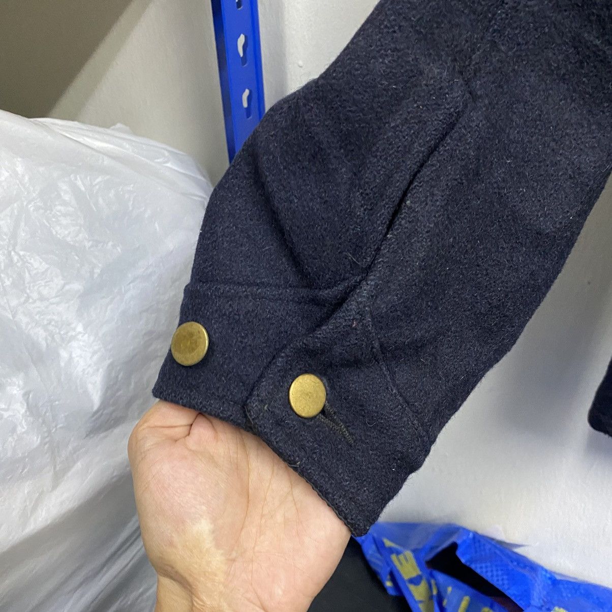 I. Spiewak And Sons Vintage I. Spiewak & Sons Golden Fleece Navy Wool Jacket USA Size US M / EU 48-50 / 2 - 6 Thumbnail