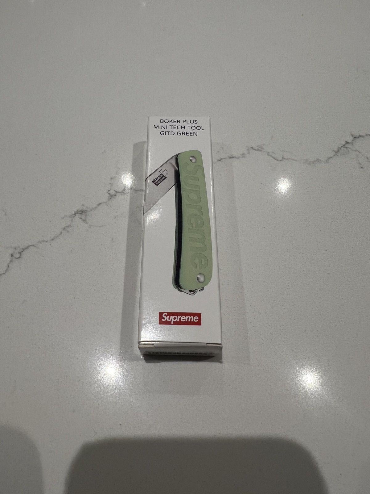Supreme Boker Glow-in-the-Dark Keychain Knife