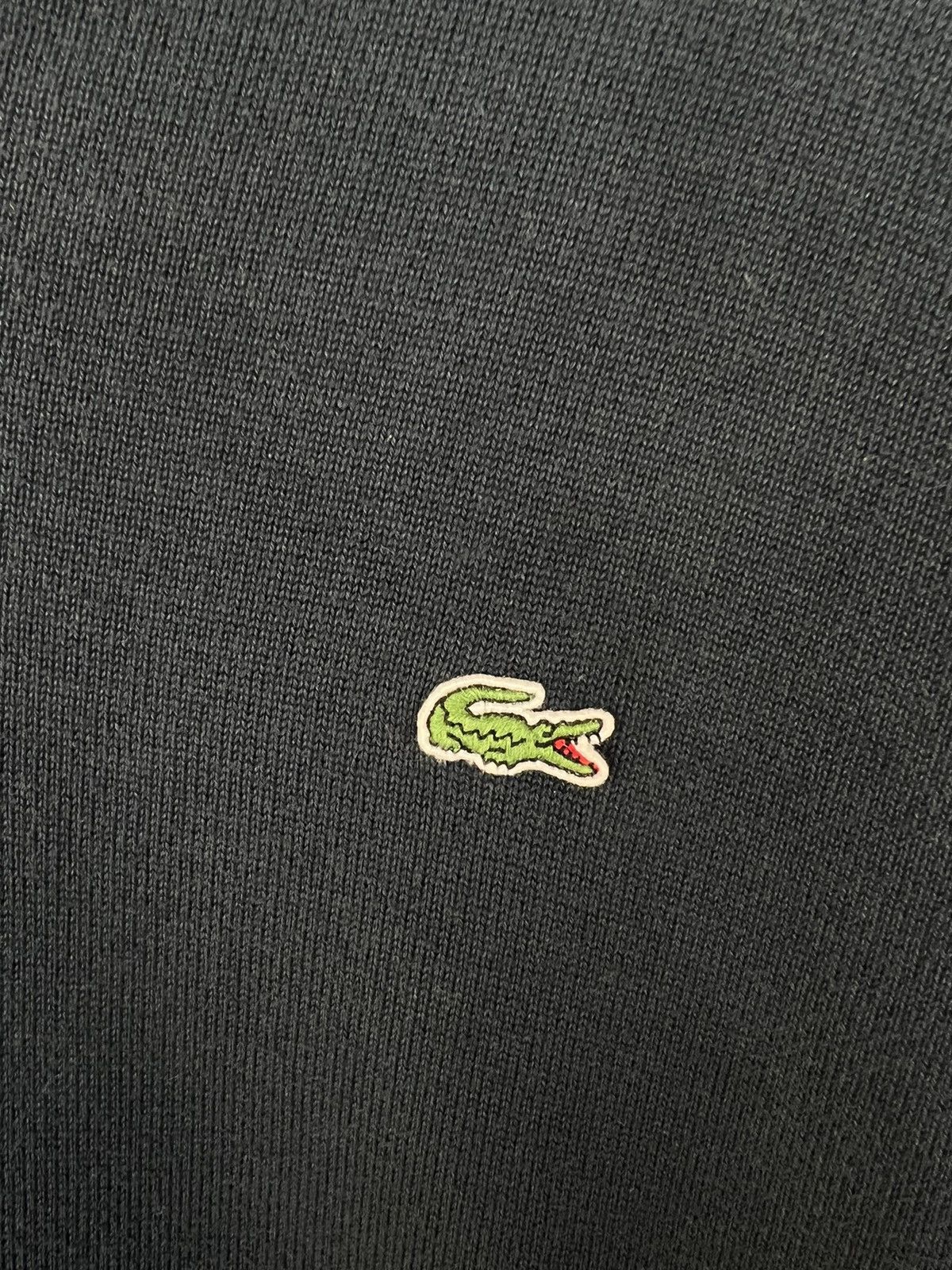 Lacoste Vintage Lacoste V-Neck Sweater Size US L / EU 52-54 / 3 - 3 Thumbnail