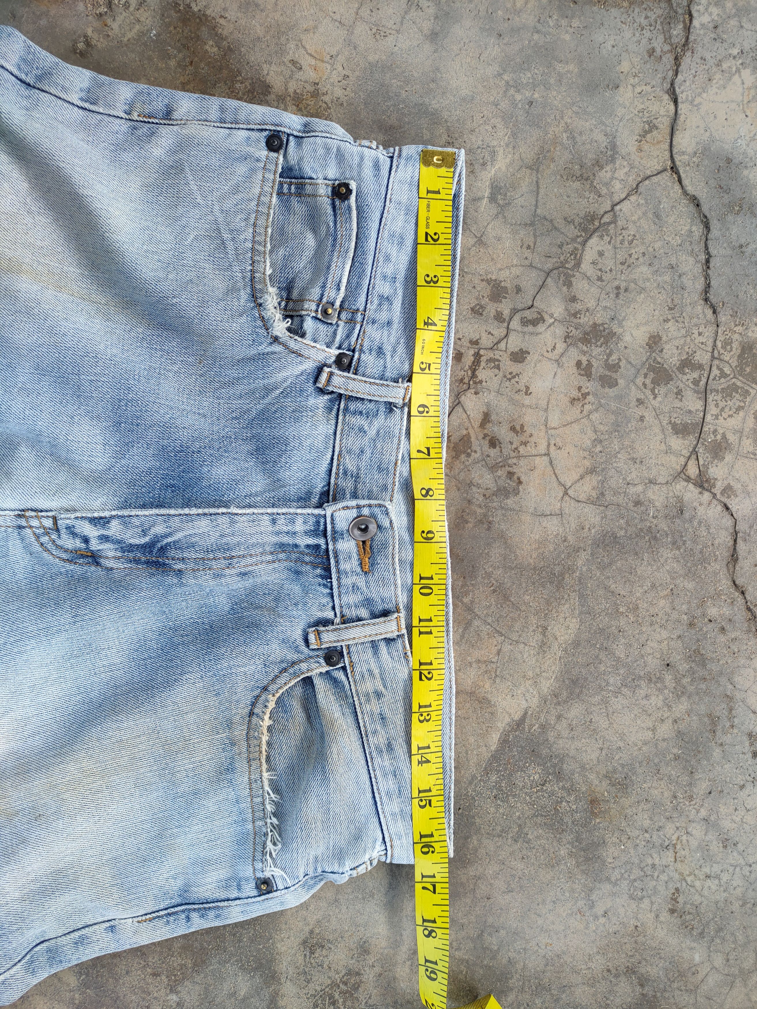 Japanese Brand × Vintage VINTAGE JAPANESE STRAIGHT FADED DISTRESSED JEANS PANTS Size US 33 - 8 Thumbnail