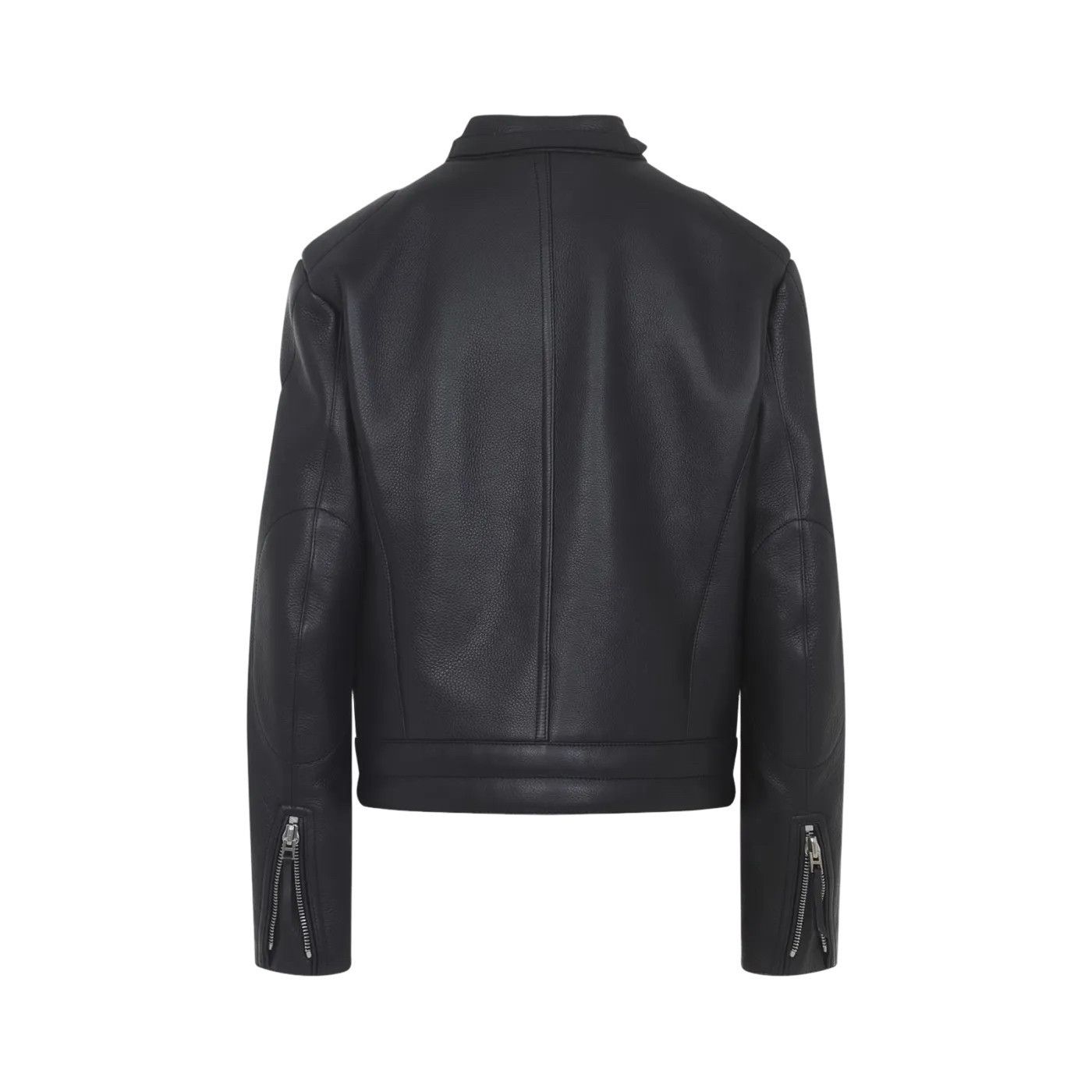 Tom Ford TOM FORD Black Men's Leather Biker Jacket New & Authentic (M Size US L / EU 52-54 / 3 - 2 Thumbnail