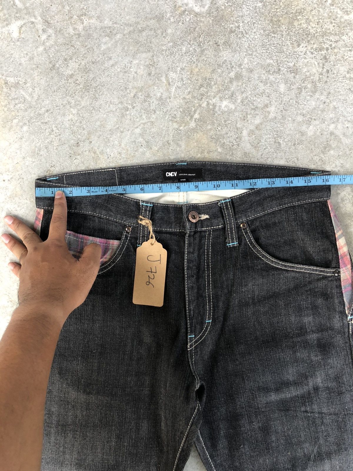 Japanese Brand Japanese Concave attempt Distressed Jeans Size US 32 / EU 48 - 19 Thumbnail