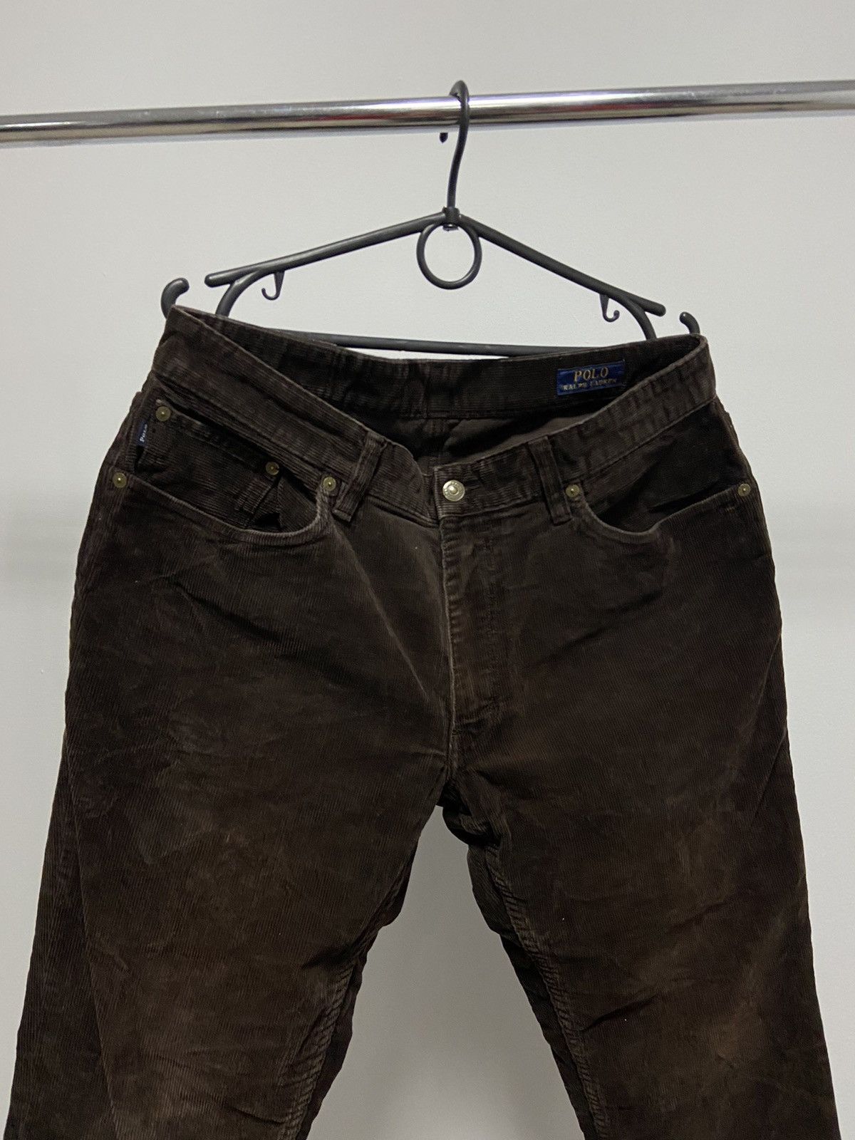 Polo Ralph Lauren × Vintage Polo Ralph Lauren corduroy pants pocket small Logo Size US 34 / EU 50 - 2 Thumbnail