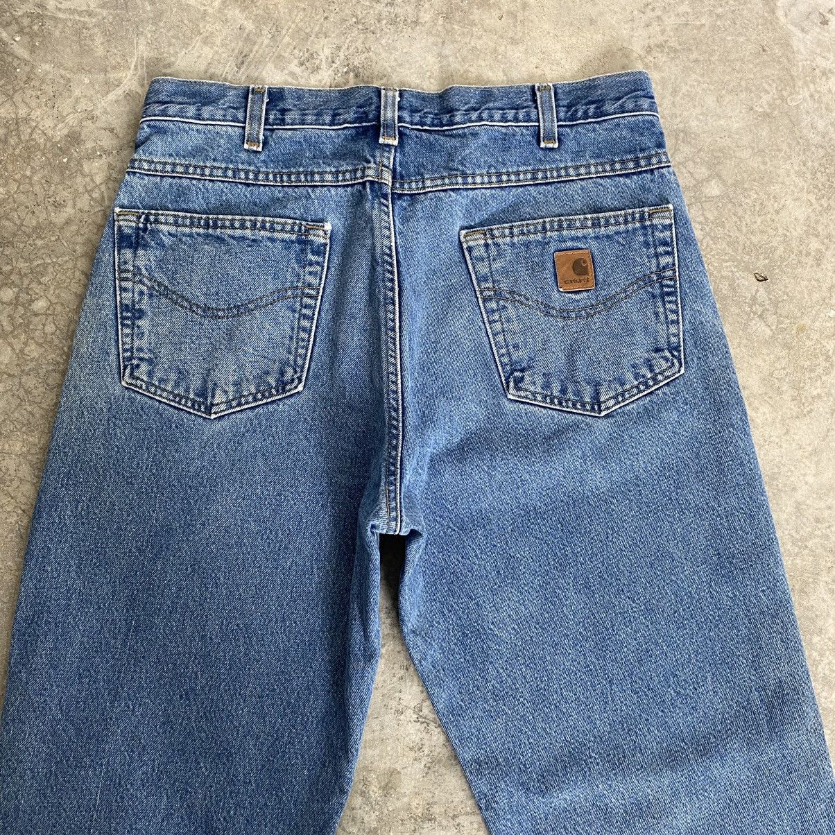 Carhartt Vintage Carhartt Blanket Lined Relaxed Fit Faded Denim Jeans Size US 34 / EU 50 - 15 Thumbnail