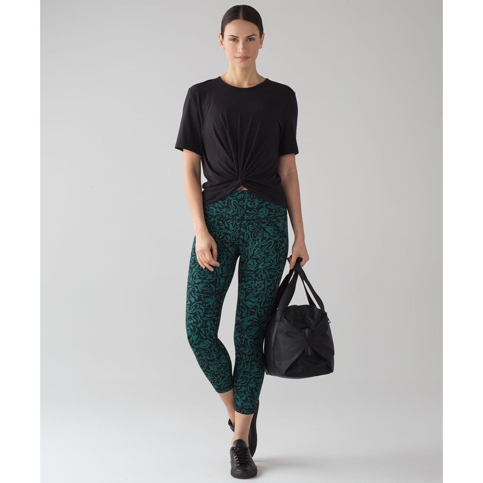Lululemon Lululemon Wunder Under Thrive Viridian Green Black 4 A000905 Size 27" / US 4 / IT 40 - 3 Thumbnail