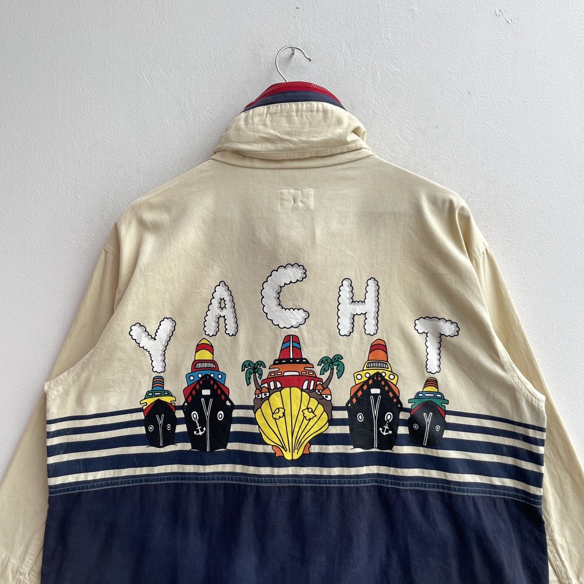 Jean Charles De Castelbajac JCDC Yacht Fleet Embroidered Anorak Global Flag Travel Jckt Size US L / EU 52-54 / 3 - 7 Thumbnail