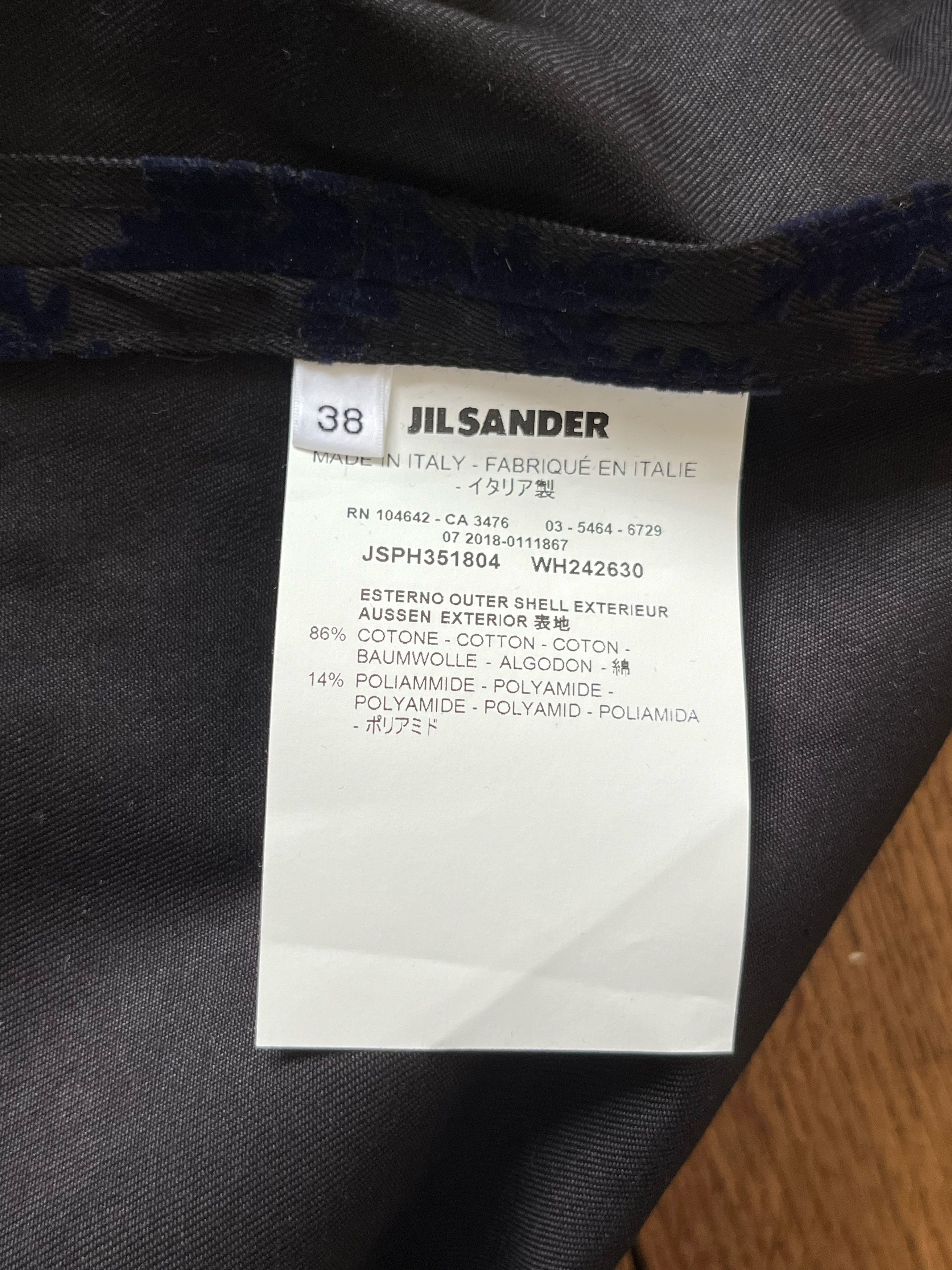 Jil Sander Jil Sander Floral Velvet Flock print skirt Size 28" / US 6 / IT 42 - 5 Thumbnail