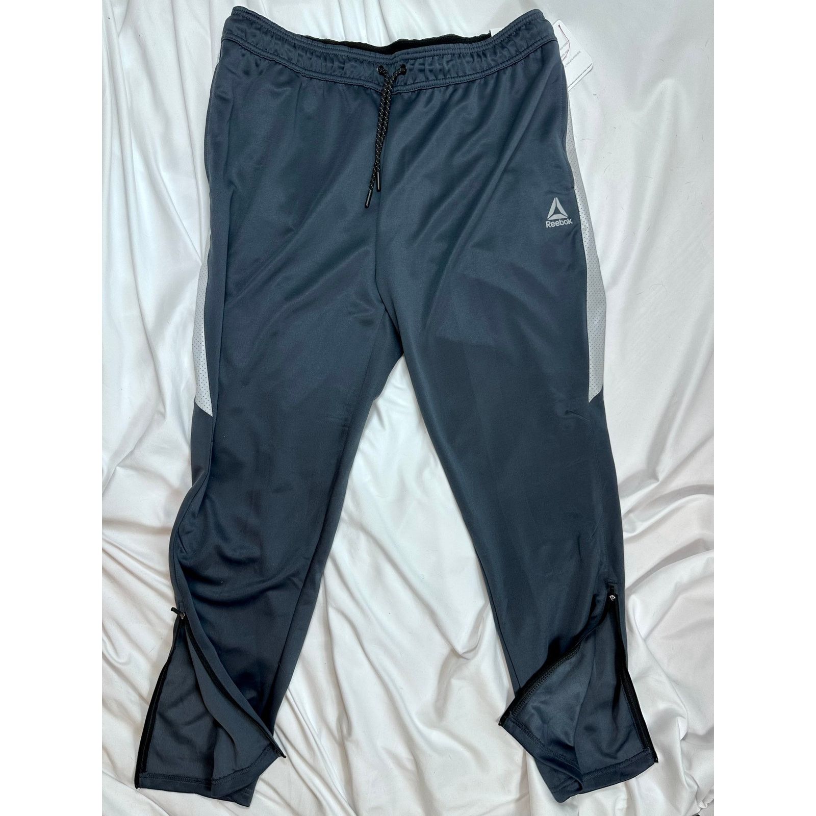 Reebok Reebok Mens Active Interlock Jogger Pants Gray XL Size US 38 / EU 54 - 12 Thumbnail