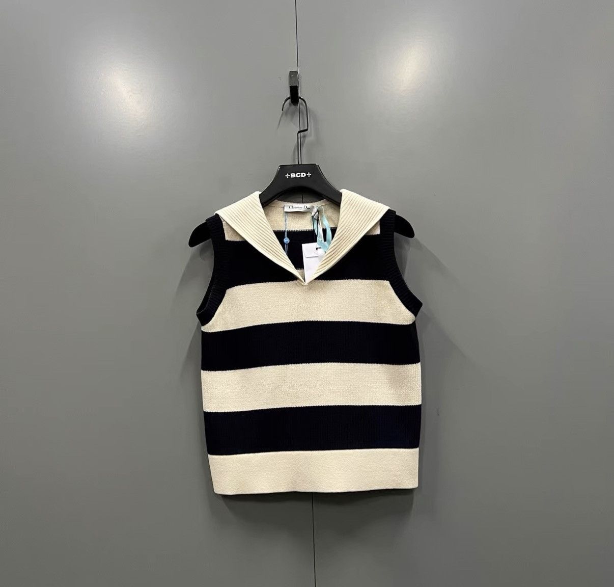 Dior Dior Color-block Striped Sleeveless Knit Top J41 Size XS / US 0-2 / IT 36-38 - 1 Thumbnail