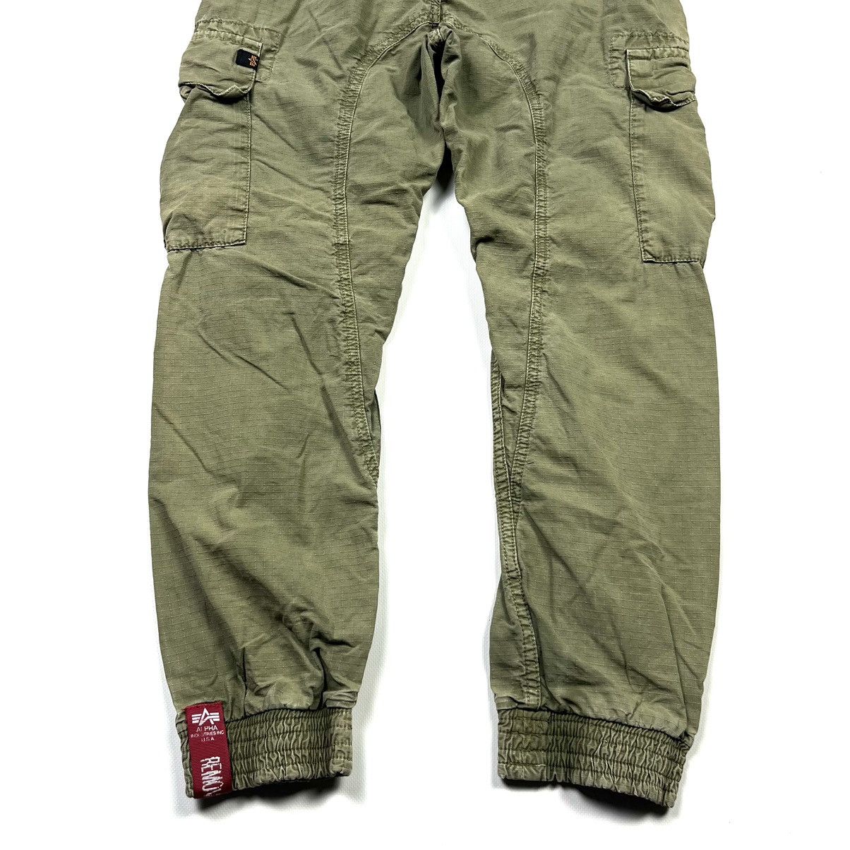 Alpha Industries × Japanese Brand 🪖 Alpha Industries Vintage Cargo Pants Japanese Brand Army Size US 31 - 5 Thumbnail