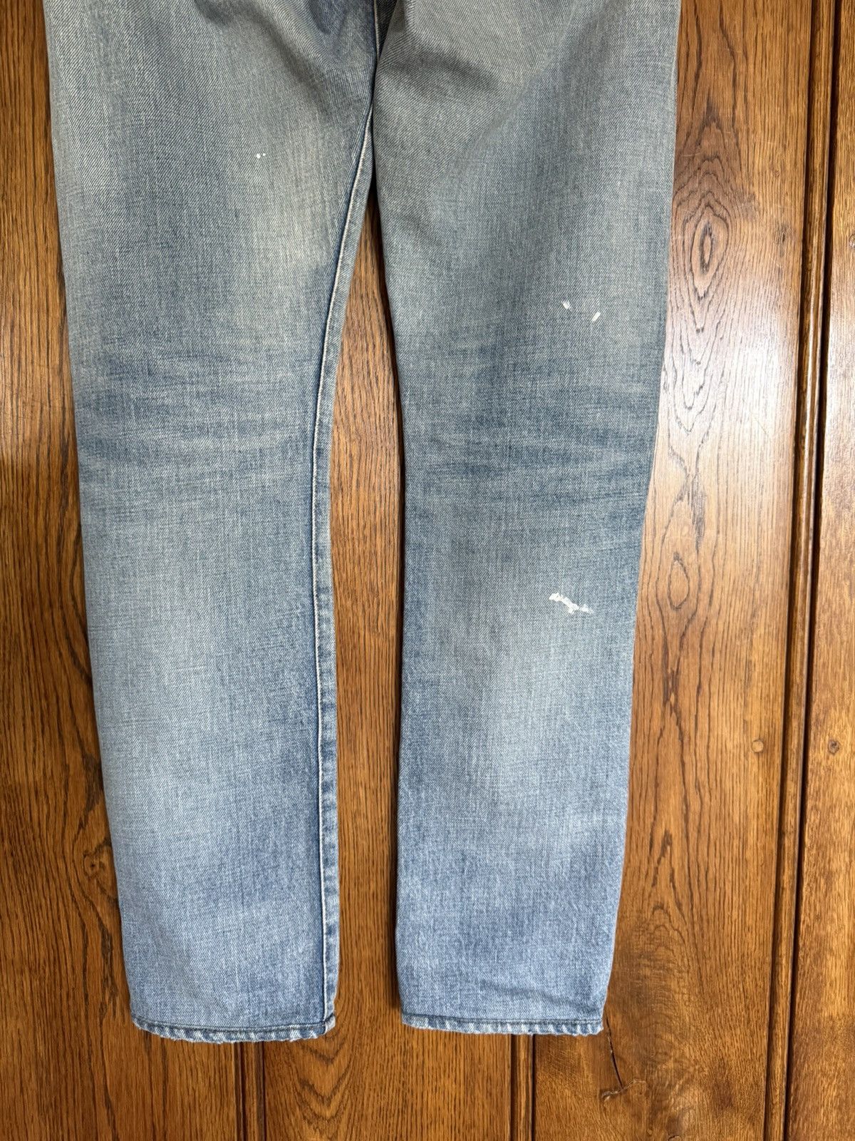 Saint Laurent Paris Saint Laurent slim ripped denim jeans 30 Santa Monica wash Size US 30 / EU 46 - 16 Thumbnail