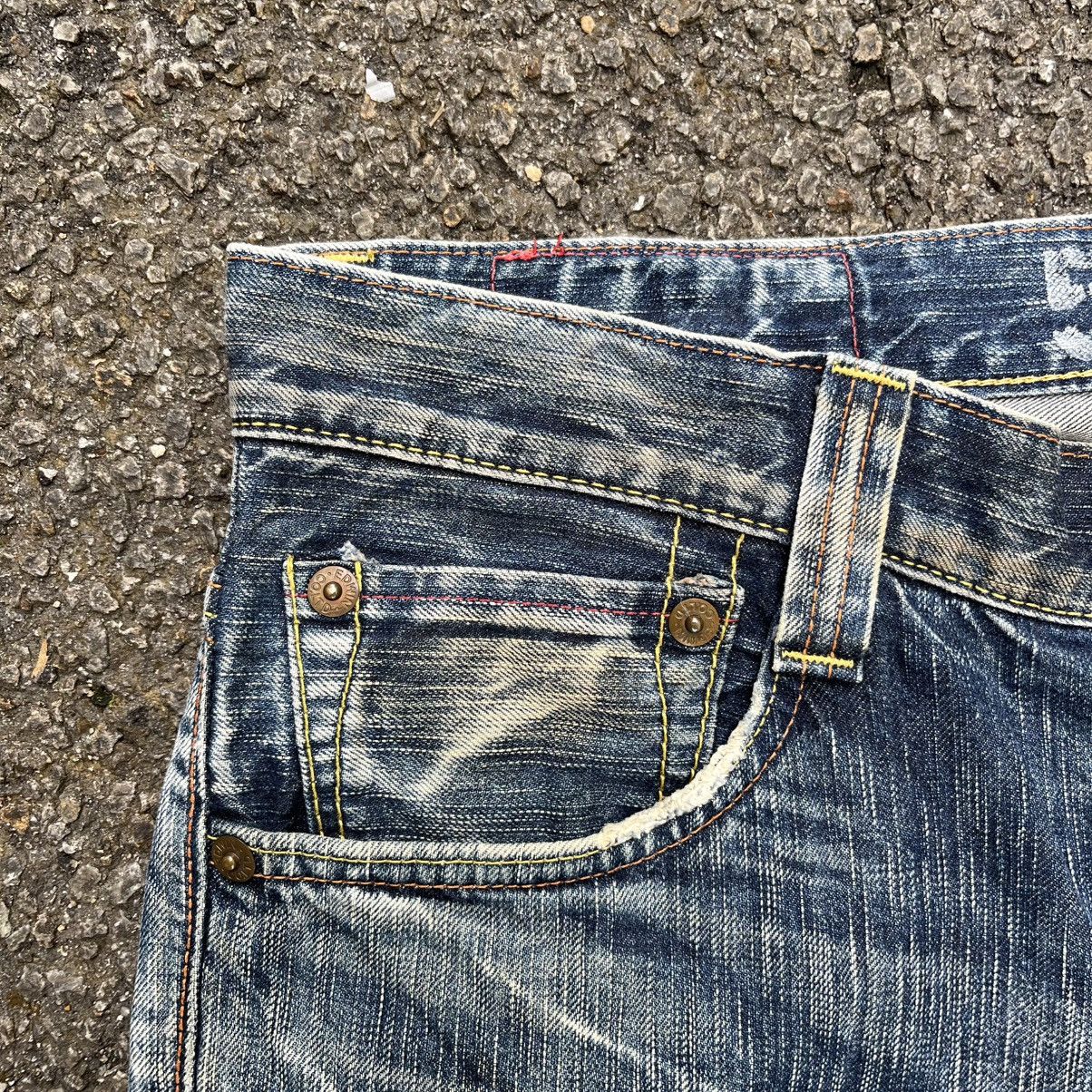 Japanese Brand Edwin 503 Boot Cut Denim Rusty Clawmark Jeans Faded Blue Size US 34 / EU 50 - 6 Thumbnail