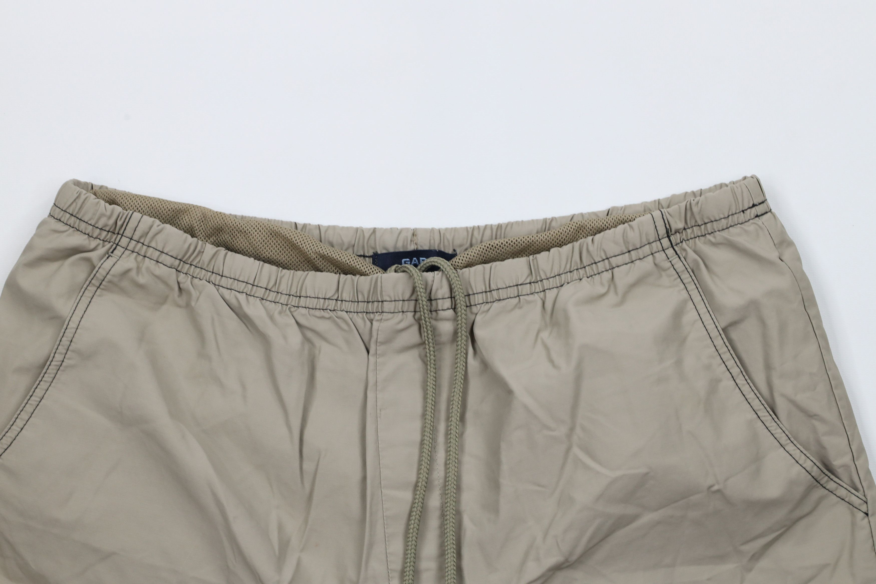 Gap × Vintage Vintage Y2K 2002 Gap Lined Above Knee Shorts Trunks Beige Size US 34 / EU 50 - 2 Thumbnail