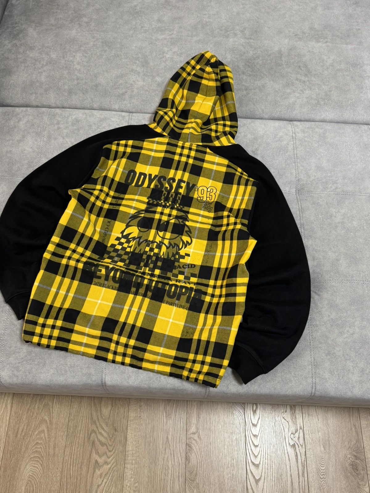 MCQ Rare Alexander McQueen McQ Odyssey 93 Asymmetric Hoodie S Size US S / EU 44-46 / 1 - 4 Thumbnail