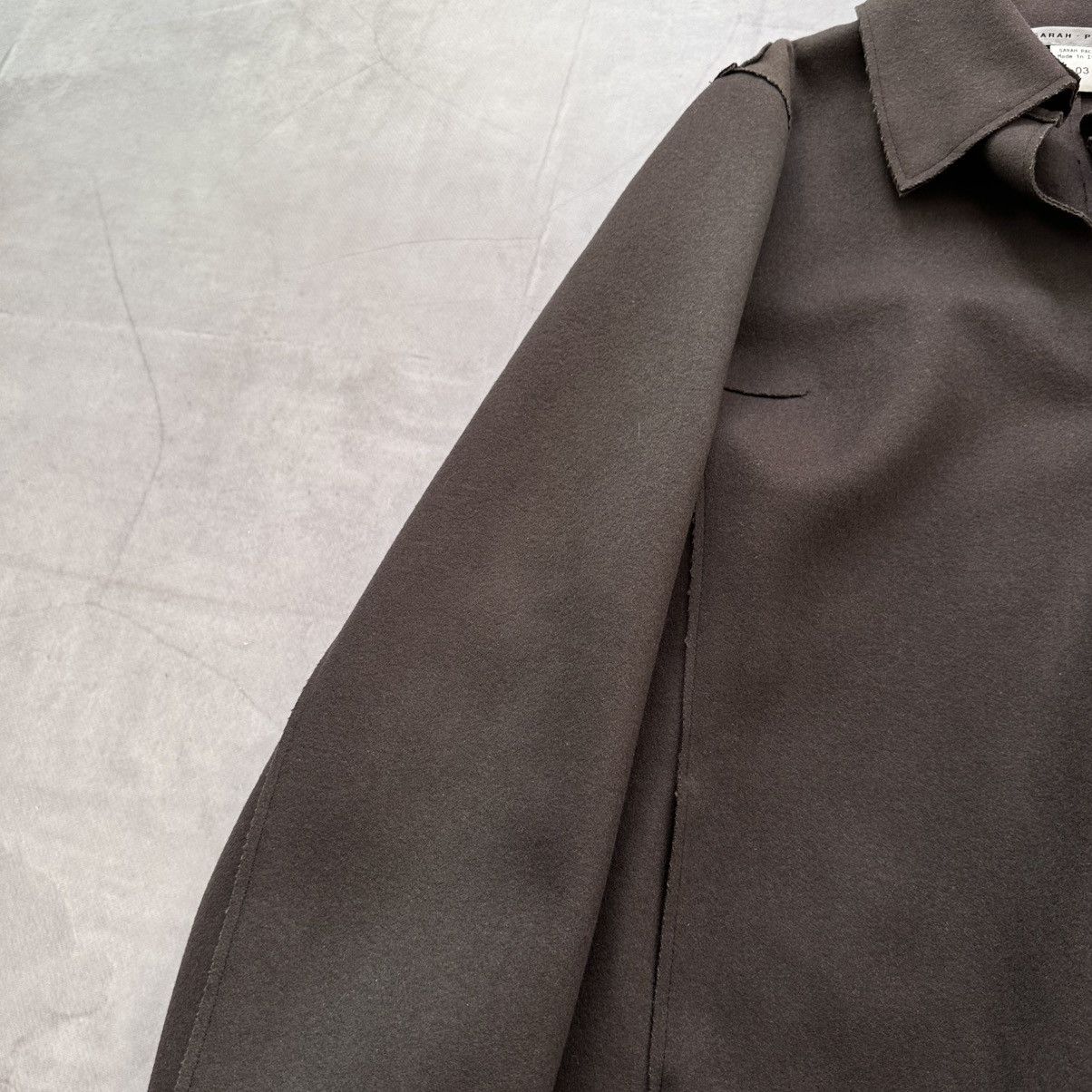 Sarah Pacini Archive Sarah Pacini Avant Garde Wool Jacket Coat Overshirt Size L / US 10 / IT 46 - 13 Thumbnail