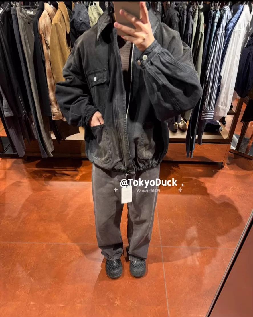 Other ssstein 26ss Black S Oversize Leather-Collar Sulfur-Dyed JKT Size US S / EU 44-46 / 1 - 3 Thumbnail
