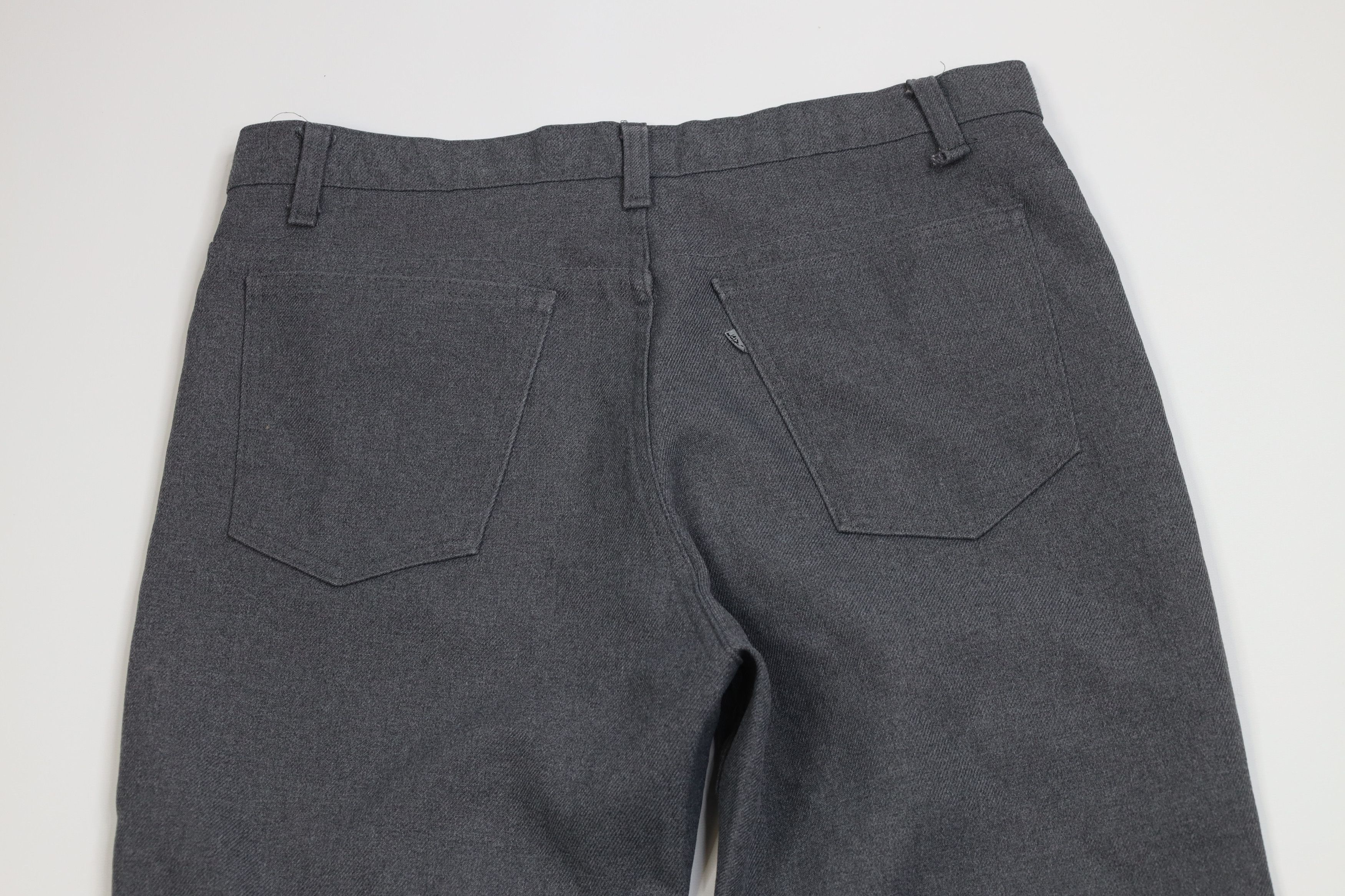Levi's Vintage 90s Levis 517 Knit Flared Wide Leg Pants Gray USA Size US 36 / EU 52 - 11 Thumbnail