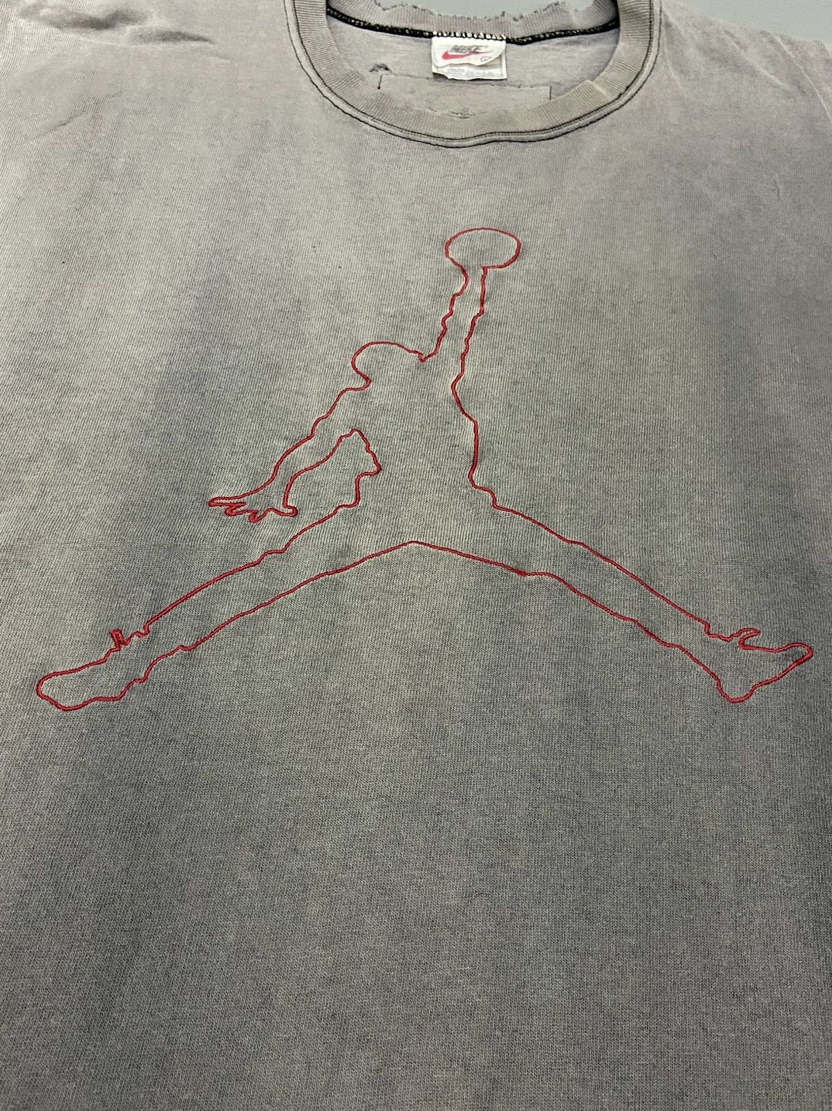Nike Vintage 1990s Nike Air Jordan Jumpman tee Size US L / EU 52-54 / 3 - 7 Thumbnail