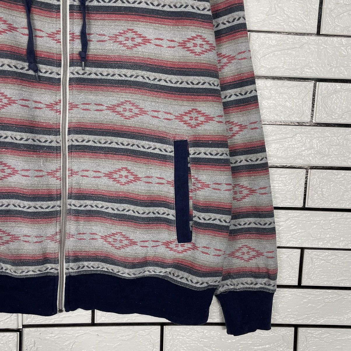 Japanese Brand Japanese Brand Culture Mix Aztech Zipper Hoodie Size US M / EU 48-50 / 2 - 4 Thumbnail