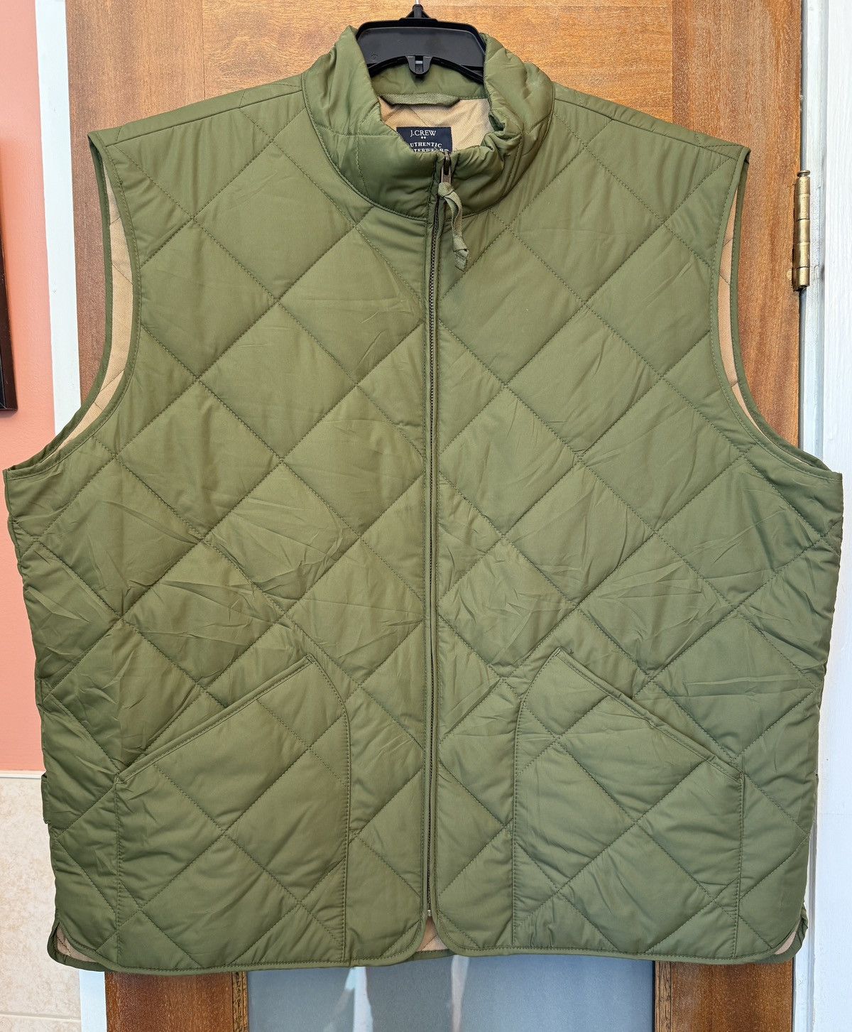 J.Crew J.Crew Men’s Outerwear Diamond Quilted Big Man Vest Size US XXL / EU 58 / 5 - 1 Thumbnail