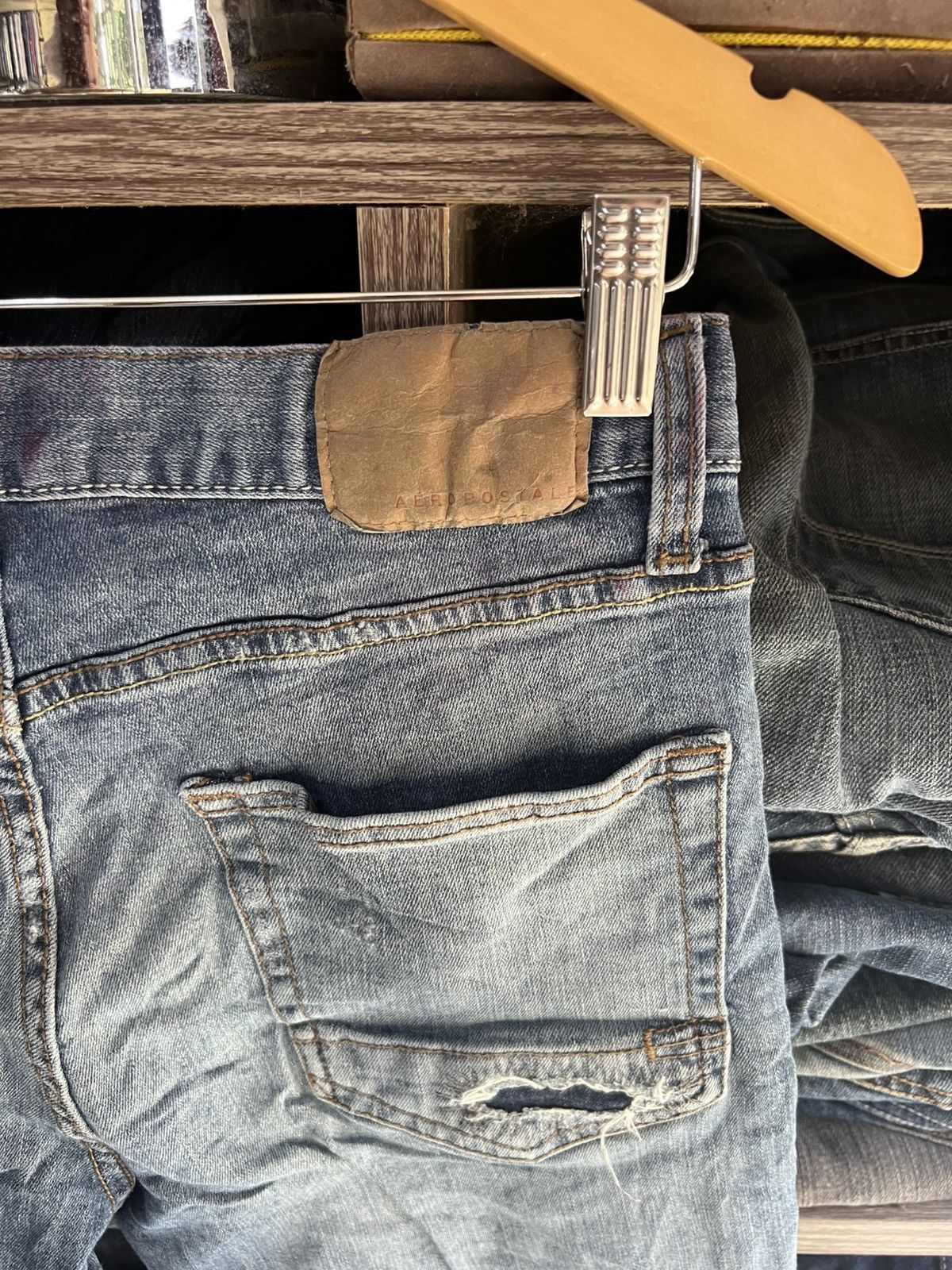 Aeropostale 🔥Aeropostale Distressed Denim Size US 30 / EU 46 - 12 Thumbnail