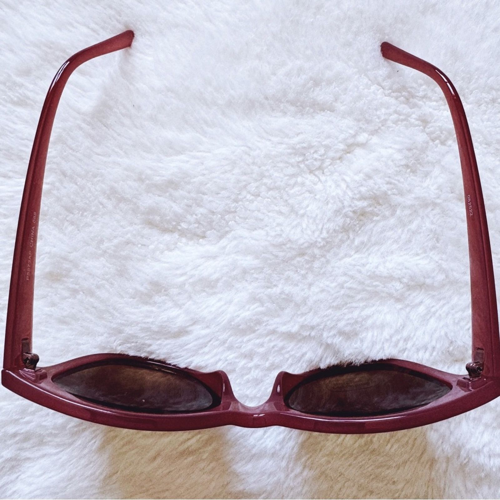 Other Mina Burgundy Brown Chic Sunglasses Size ONE SIZE - 4 Thumbnail