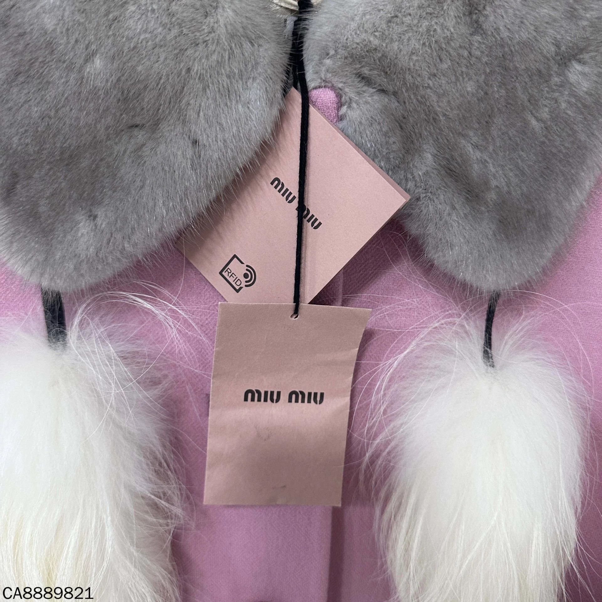 Miu Miu Miu Miu spliced mink collar coat 38 Size S / US 4 / IT 40 - 5 Thumbnail