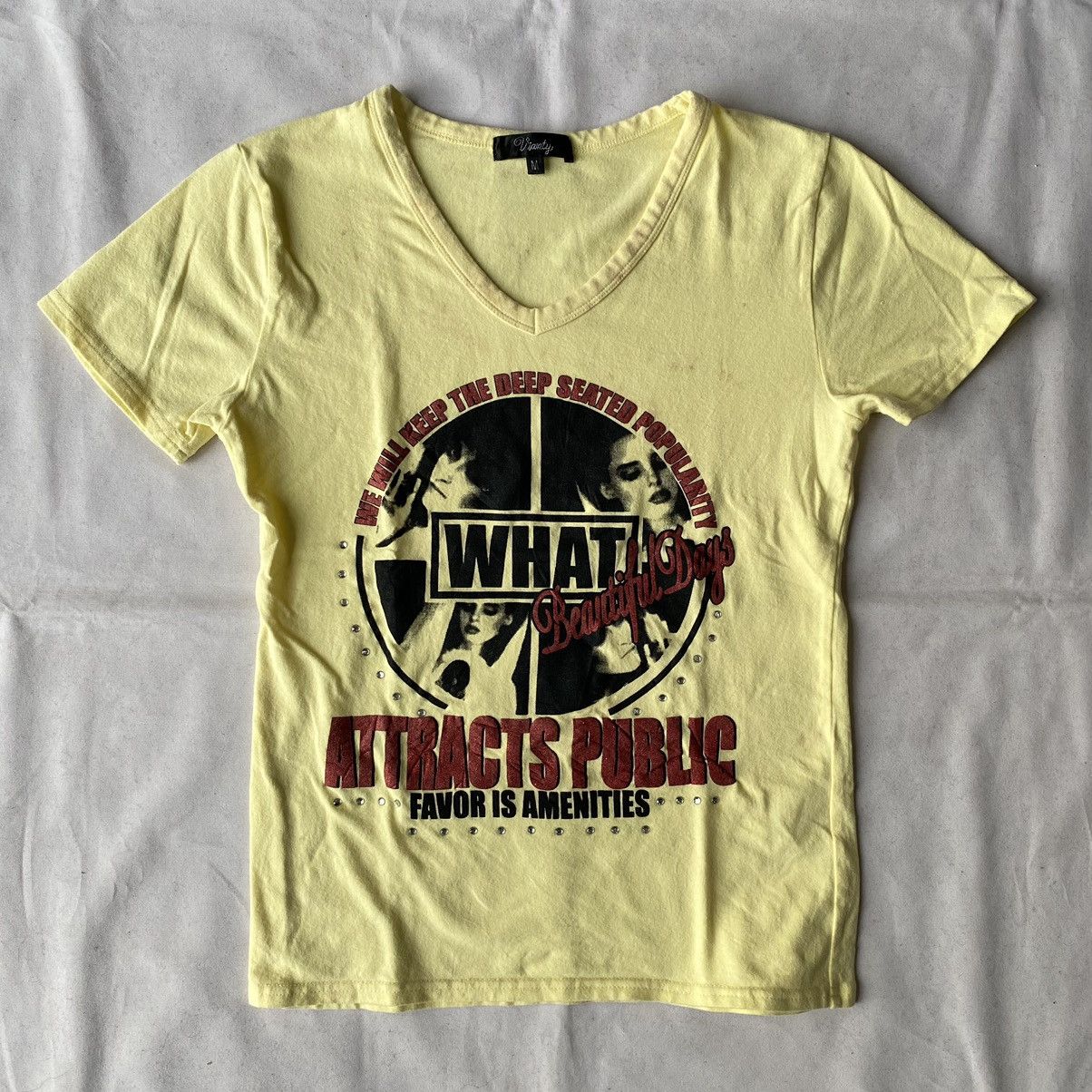 Hysteric Glamour × If Six Was Nine × Japanese Brand Edgy Grunge What A Beautiful Day Y2K Bold Graphic Tees Size M / US 6-8 / IT 42-44 - 2 Thumbnail