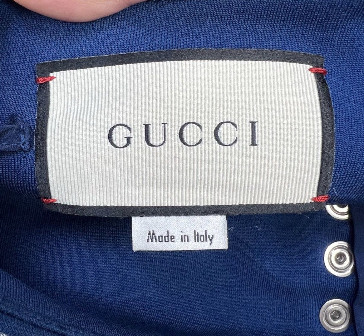 Gucci Gucci Red & Blue Color Block Flared Casual Pants K12 Size 25" / US 0 / IT 36 - 3 Thumbnail