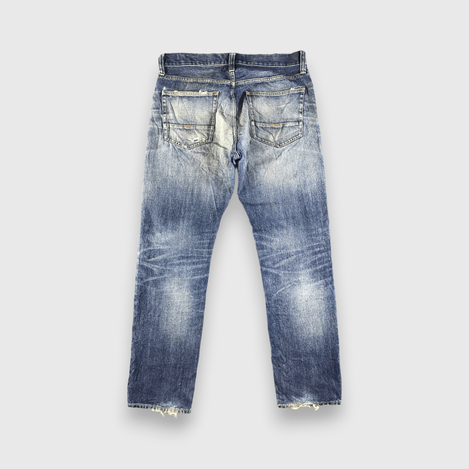 Kaihara Denim Vintage Back Number Kaihara Denim Jeans-J3741 Size US 34 / EU 50 - 2 Thumbnail