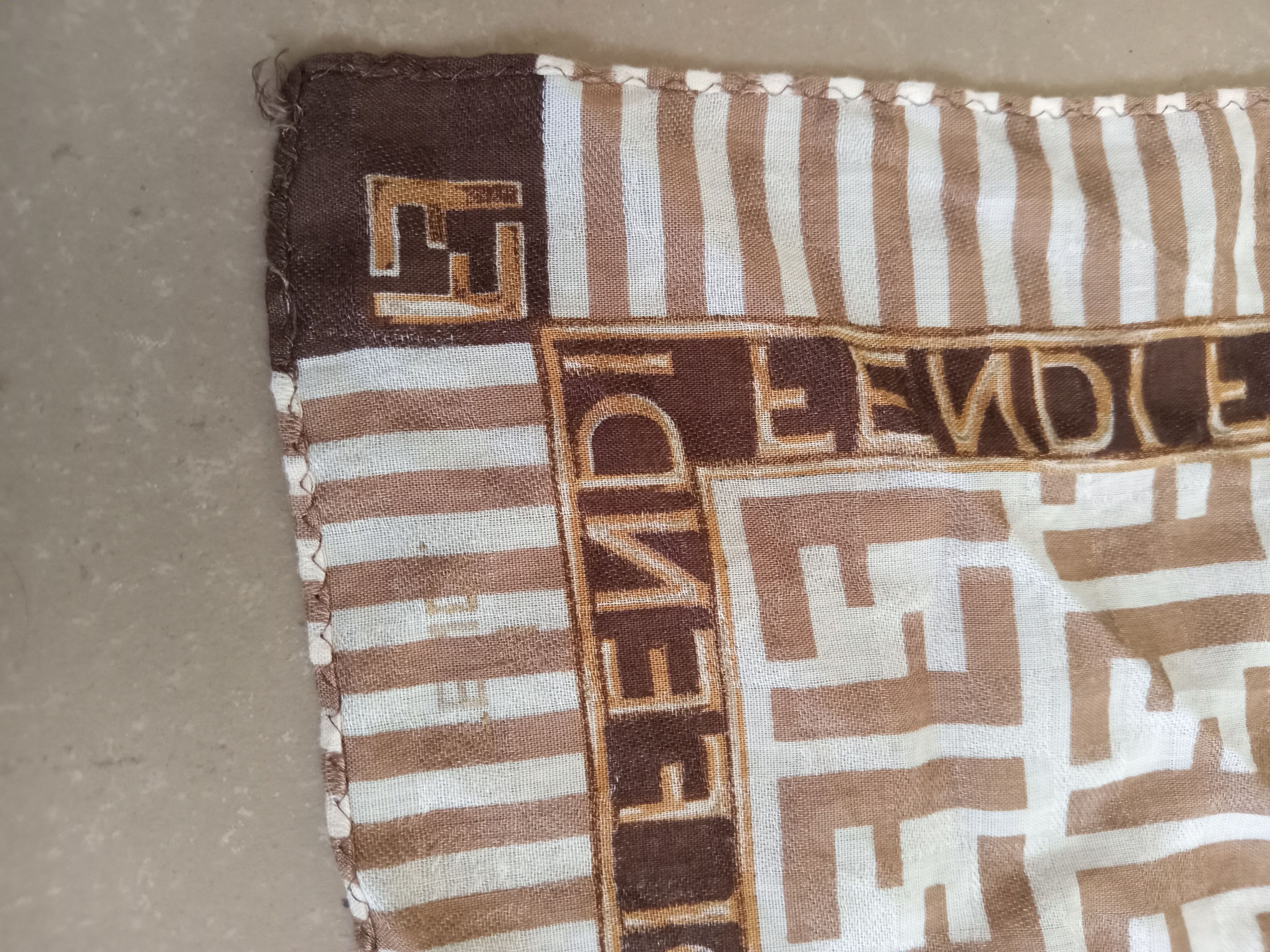 Fendi Fendi FullPrint Handkerchief Size ONE SIZE - 8 Thumbnail