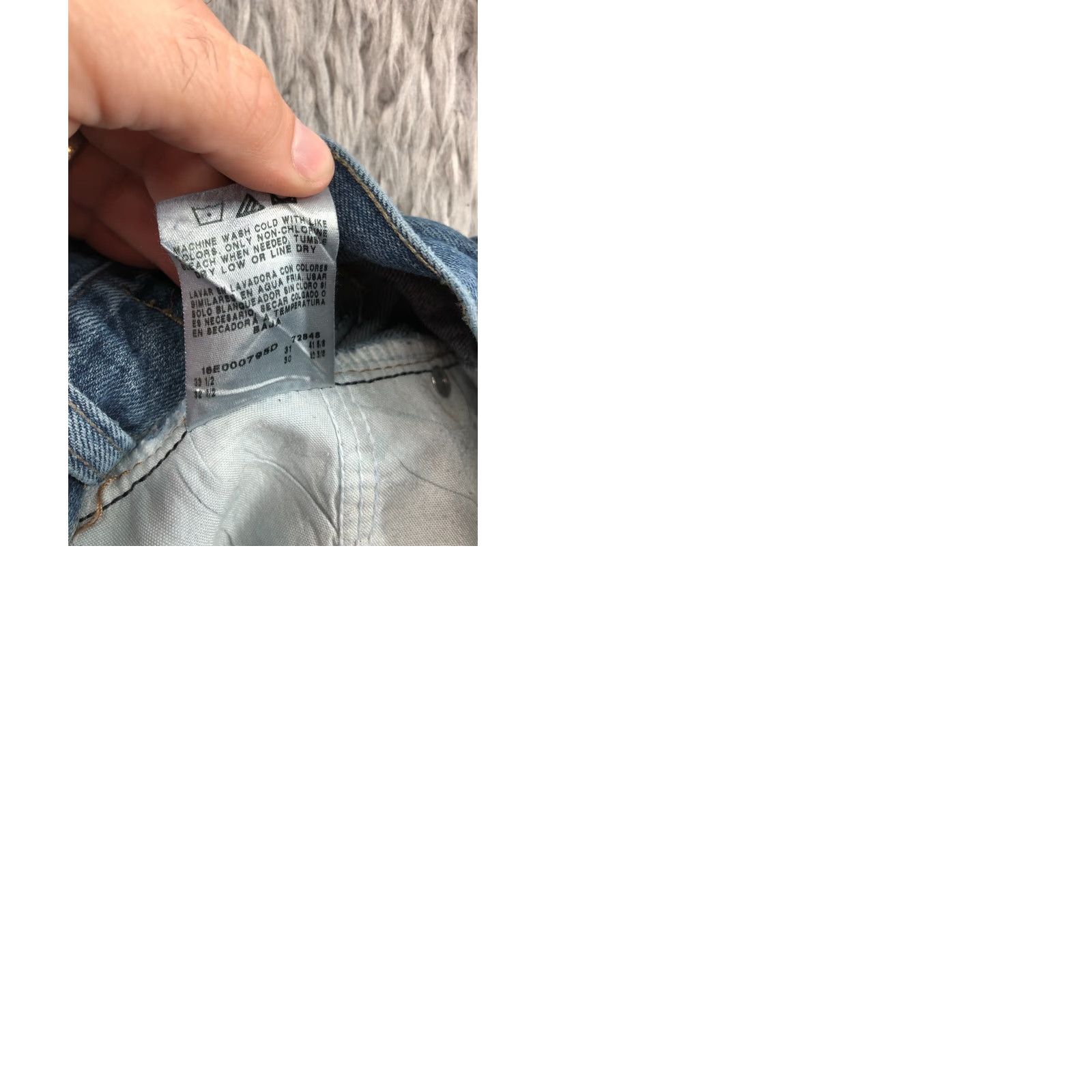 Lee Lee Regular Straight Jeans 31x30 Mens Mid Rise Blue Wash Denim 5-Pocket Belt Loops Slim Fit Size US 31 - 9 Thumbnail