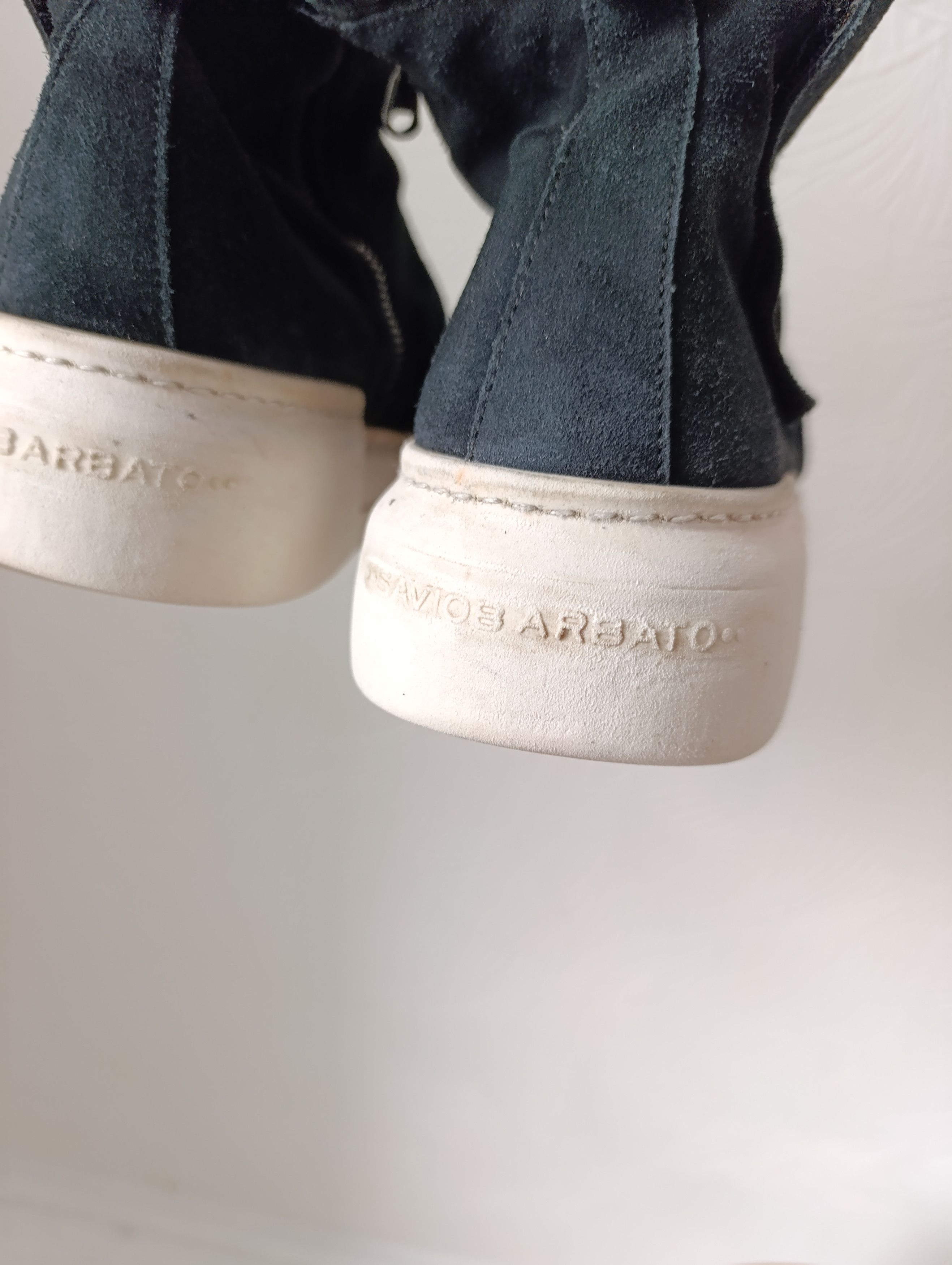 Vintage SAVIOB ARBATO MENS SUEDE HIGT SNEAKERS Size US 9 / EU 42 - 6 Thumbnail