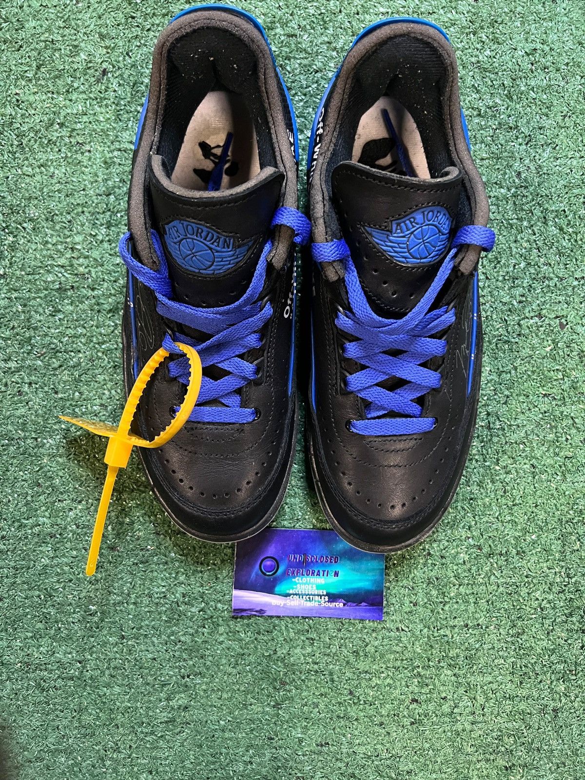 Jordan Brand Off white X Air Jordan 2 black varisty royal 6men/7.5women Size US 6 / EU 39 - 2 Thumbnail