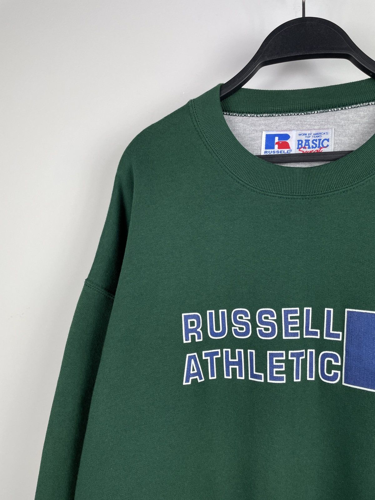 Russell Athletic × Vintage Vintage Russell Athletic Logo Basic Sweatshirt Size US XL / EU 56 / 4 - 2 Thumbnail