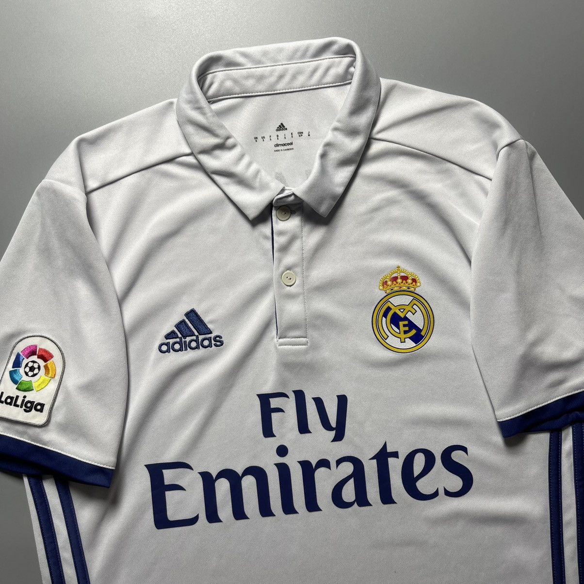 Adidas × Vintage REAL MADRID ADIDAS 2016/2017 FOOTBALL HOME JERSEY #7 RONALDO Size US S / EU 44-46 / 1 - 4 Thumbnail