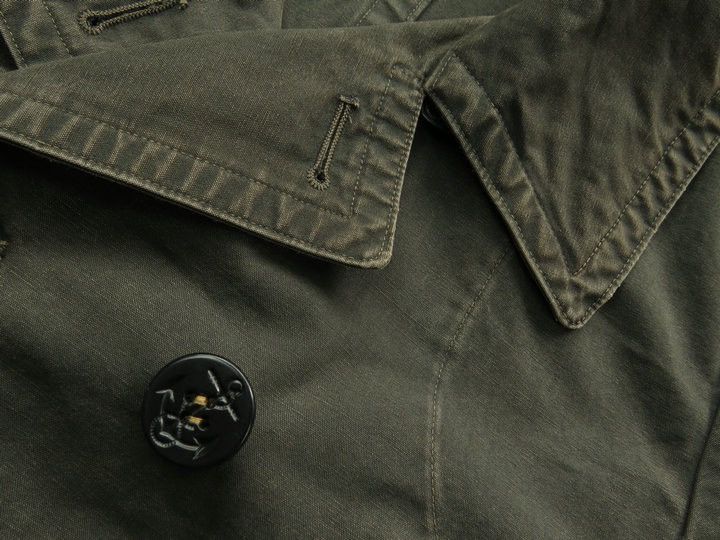 RRL Ralph Lauren Washed Canvas Peacoat Size US L / EU 52-54 / 3 - 8 Thumbnail