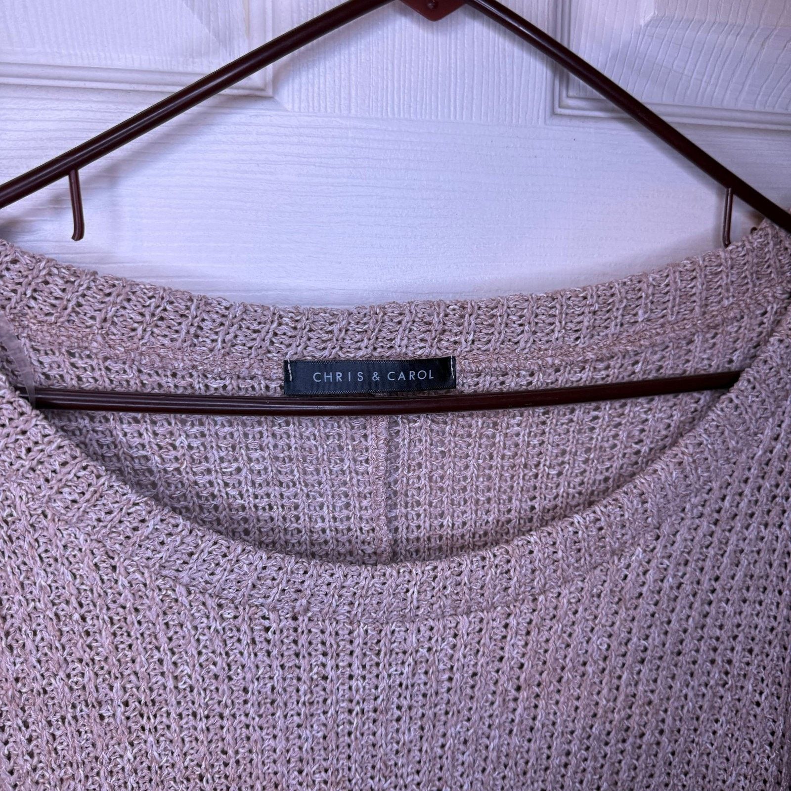 & Other Stories Chris & Carol Light Purple Open Knit Relaxed Sweater Women Size 3XL / US 20-22 - 5 Thumbnail
