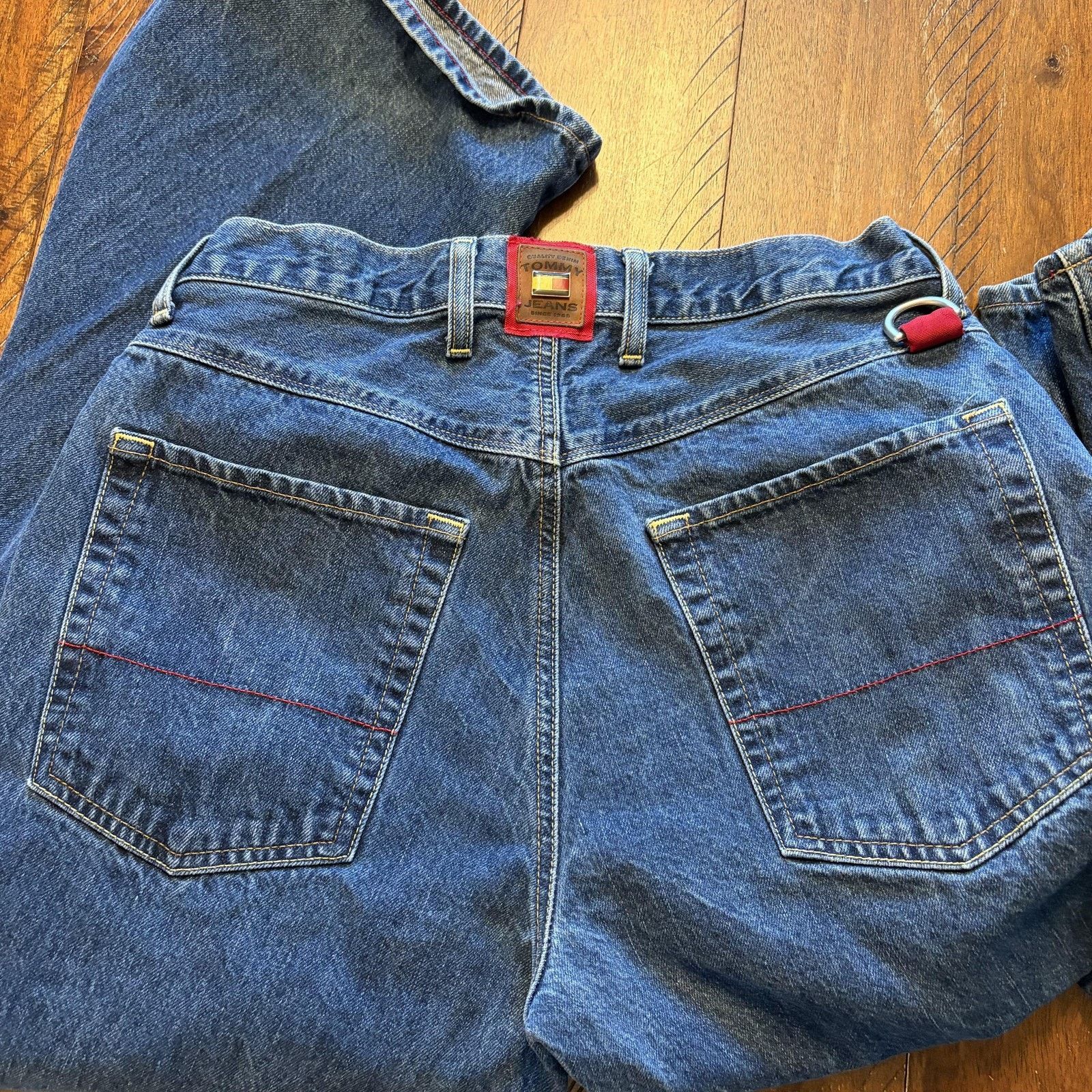 Tommy Jeans Tommy Jeans Jeans 32x32 Straight Leg Medium Wash D-Ring Size US 32 / EU 48 - 6 Thumbnail
