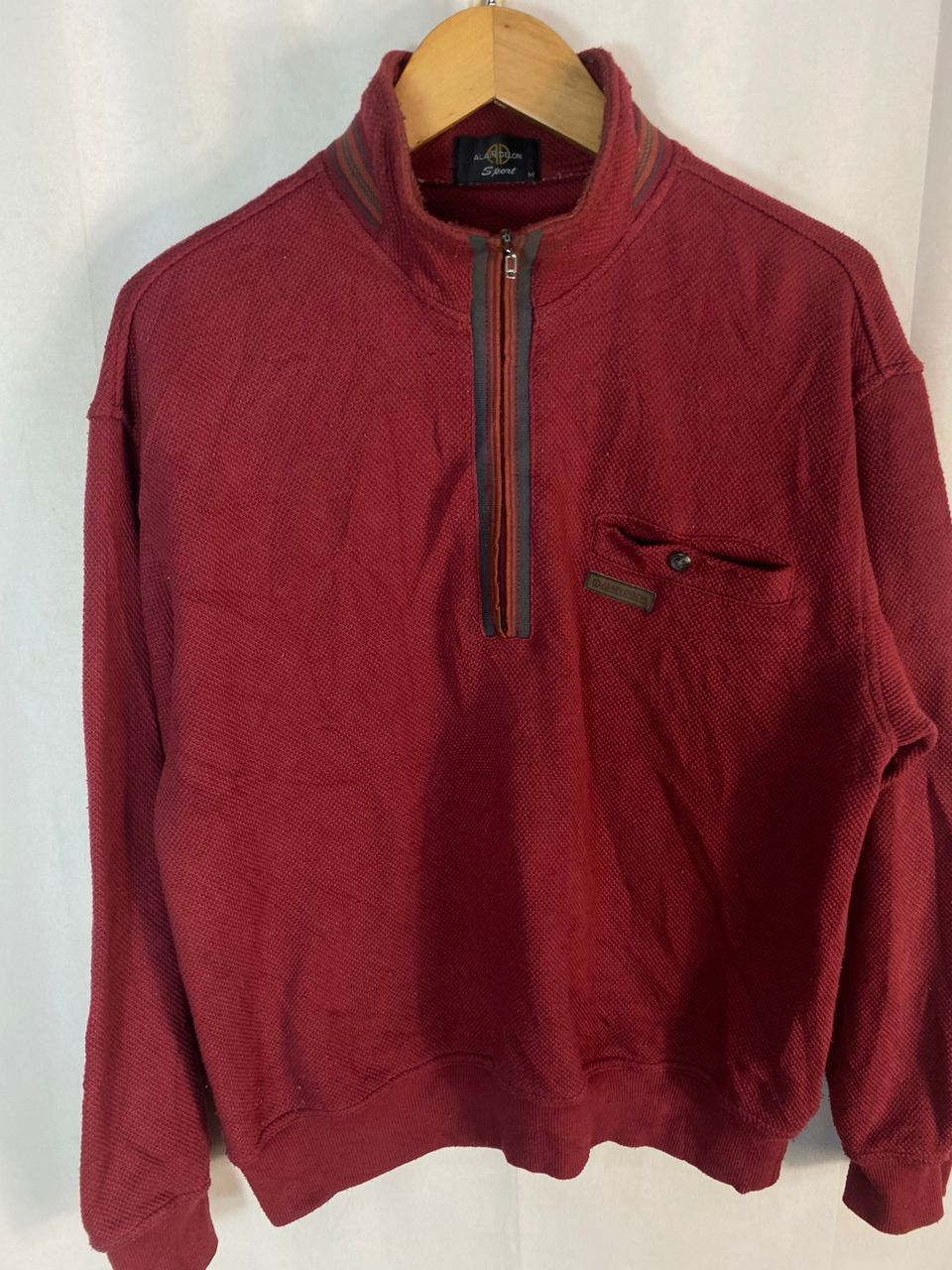 ALAIN DELON Unisex 🔥Alain delon sport half zipper sweatshirt Size US M / EU 48-50 / 2 - 2 Thumbnail