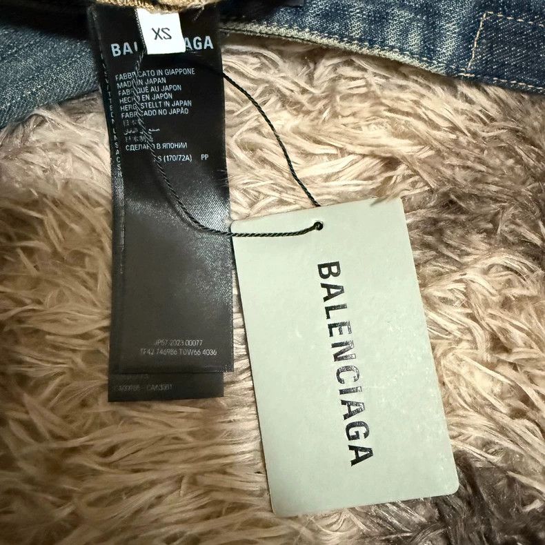 Balenciaga Balenciaga size xs Mud-dyed doodles and rhinestone jeans 2 Size US 28 / EU 44 - 5 Thumbnail