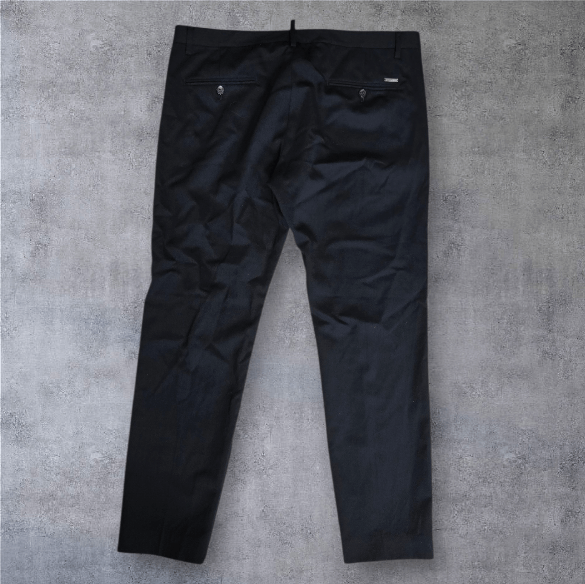 Dsquared2 Dsquared2 Wool Cropped Ankle Zip Pants – Size 50 (US 32) Size US 32 / EU 48 - 3 Thumbnail