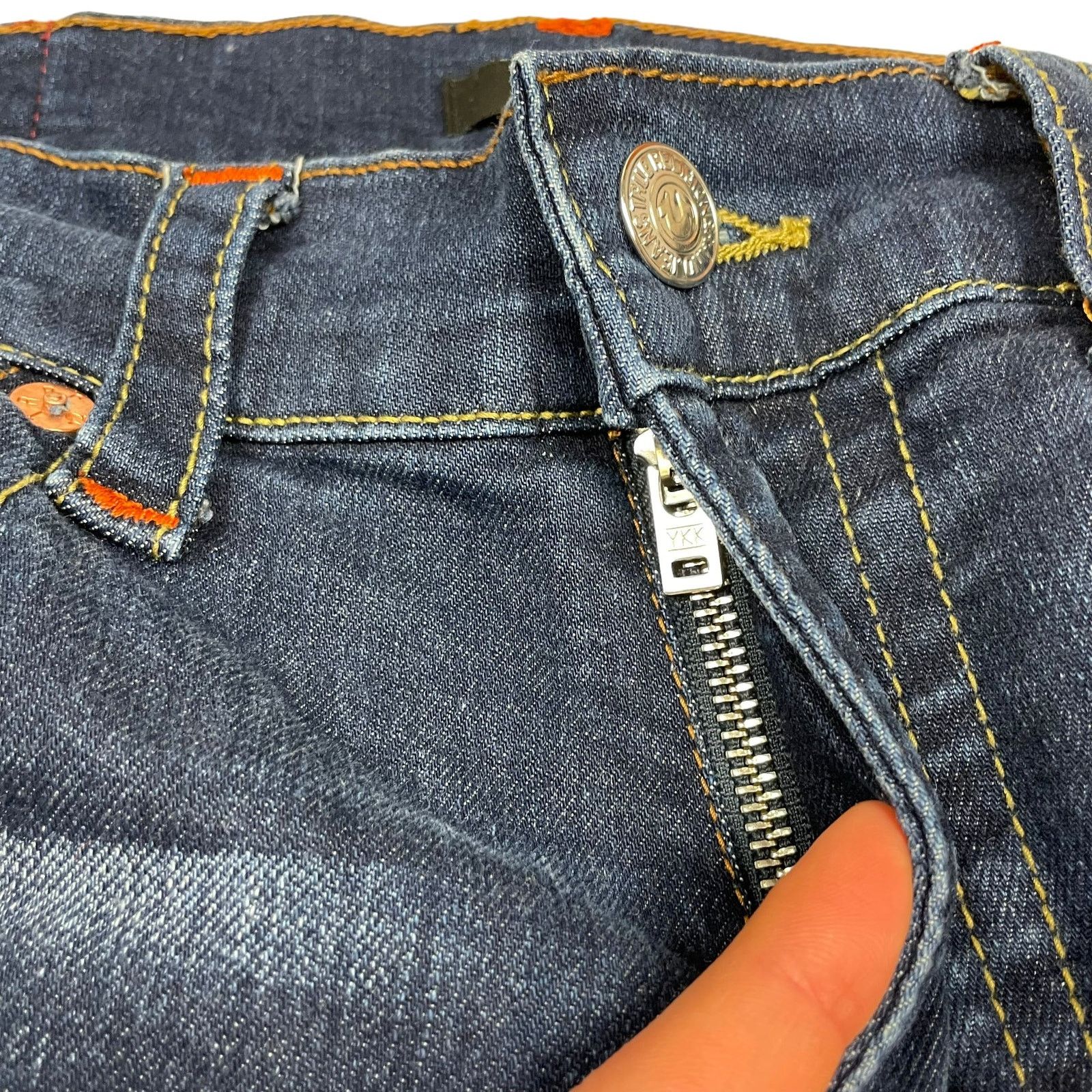 True Religion True Religion Rocco Men's Blue Denim Relaxed Skinny Jeans 32 Size US 32 / EU 48 - 6 Thumbnail